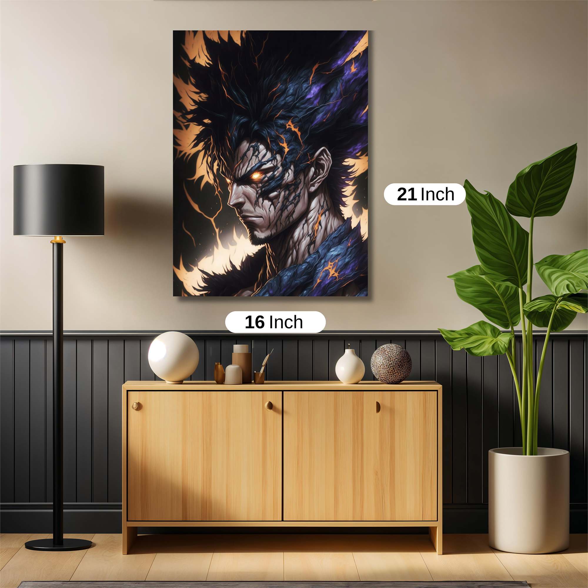 Goku Enraged Safe Wall Magnetic / M