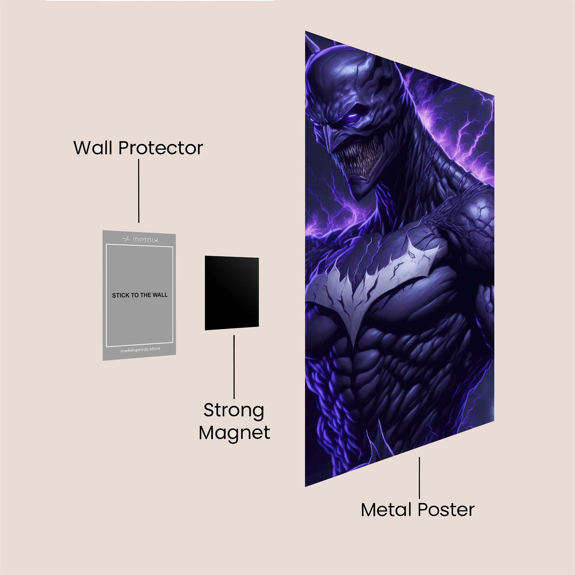 Batman Sinister Safe Wall Magnetic / M
