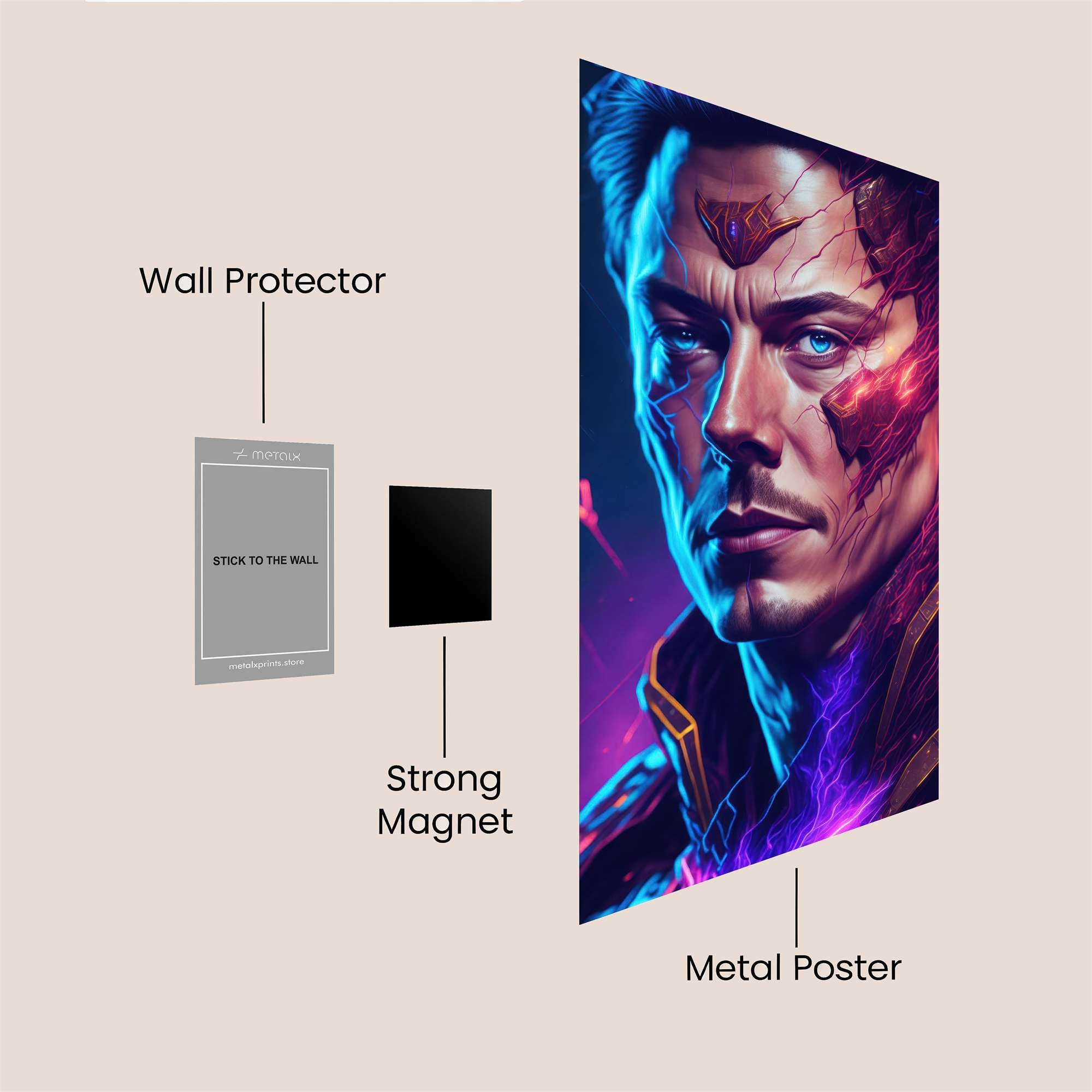 Musk Enigma Safe Wall Magnetic / M