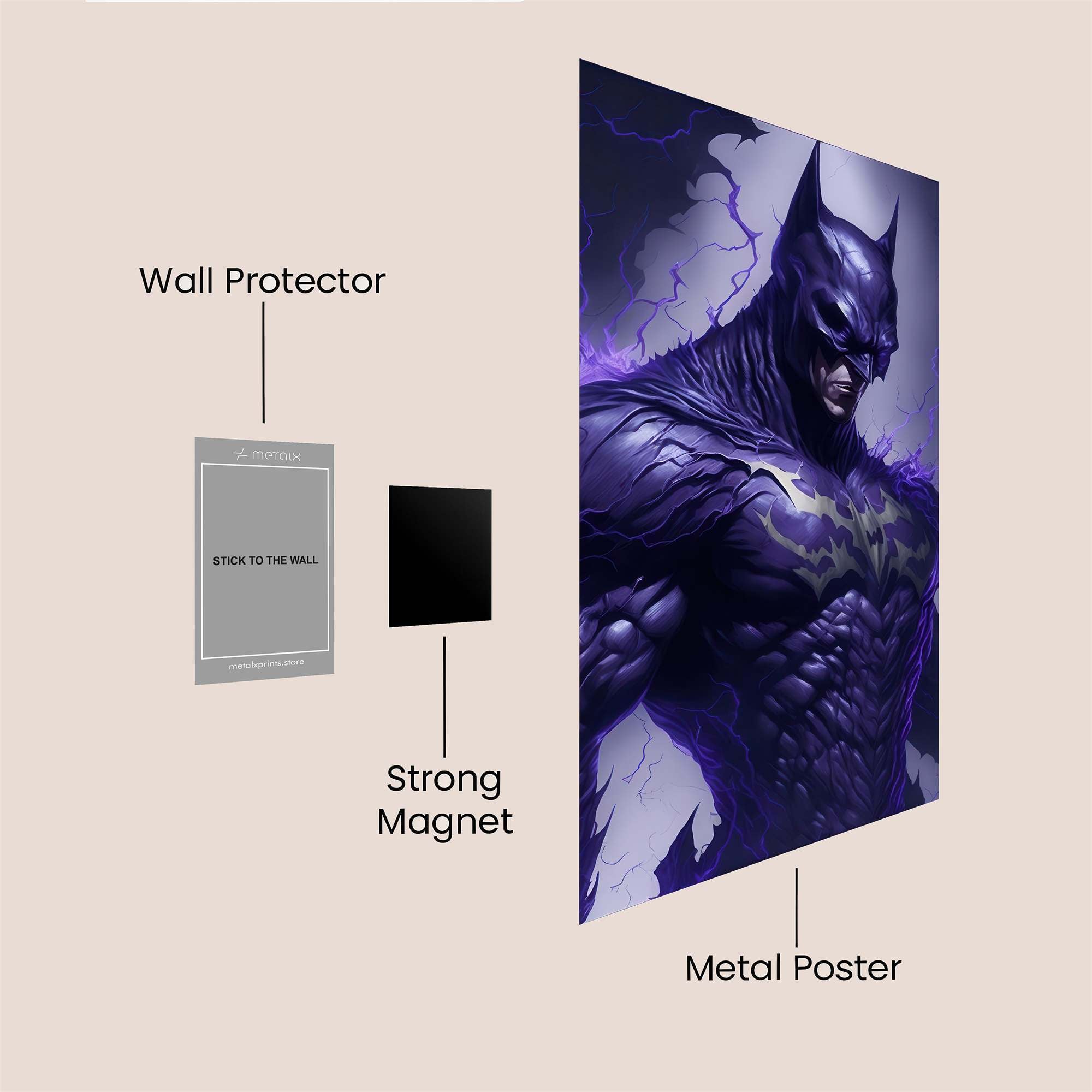 Batman Electric Safe Wall Magnetic / M