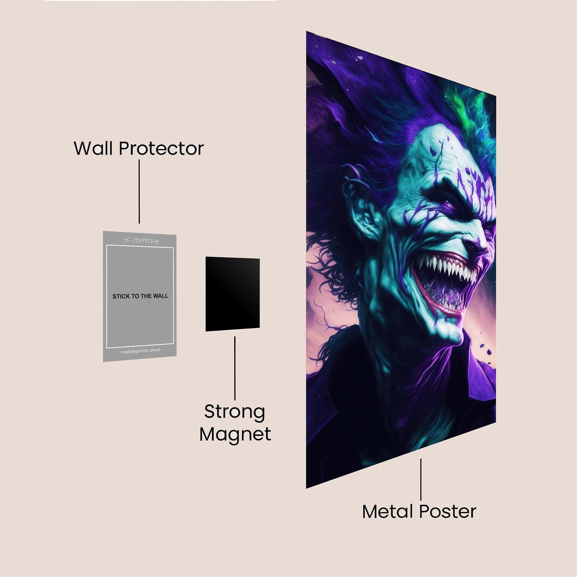 Joker Frenzy Safe Wall Magnetic / M