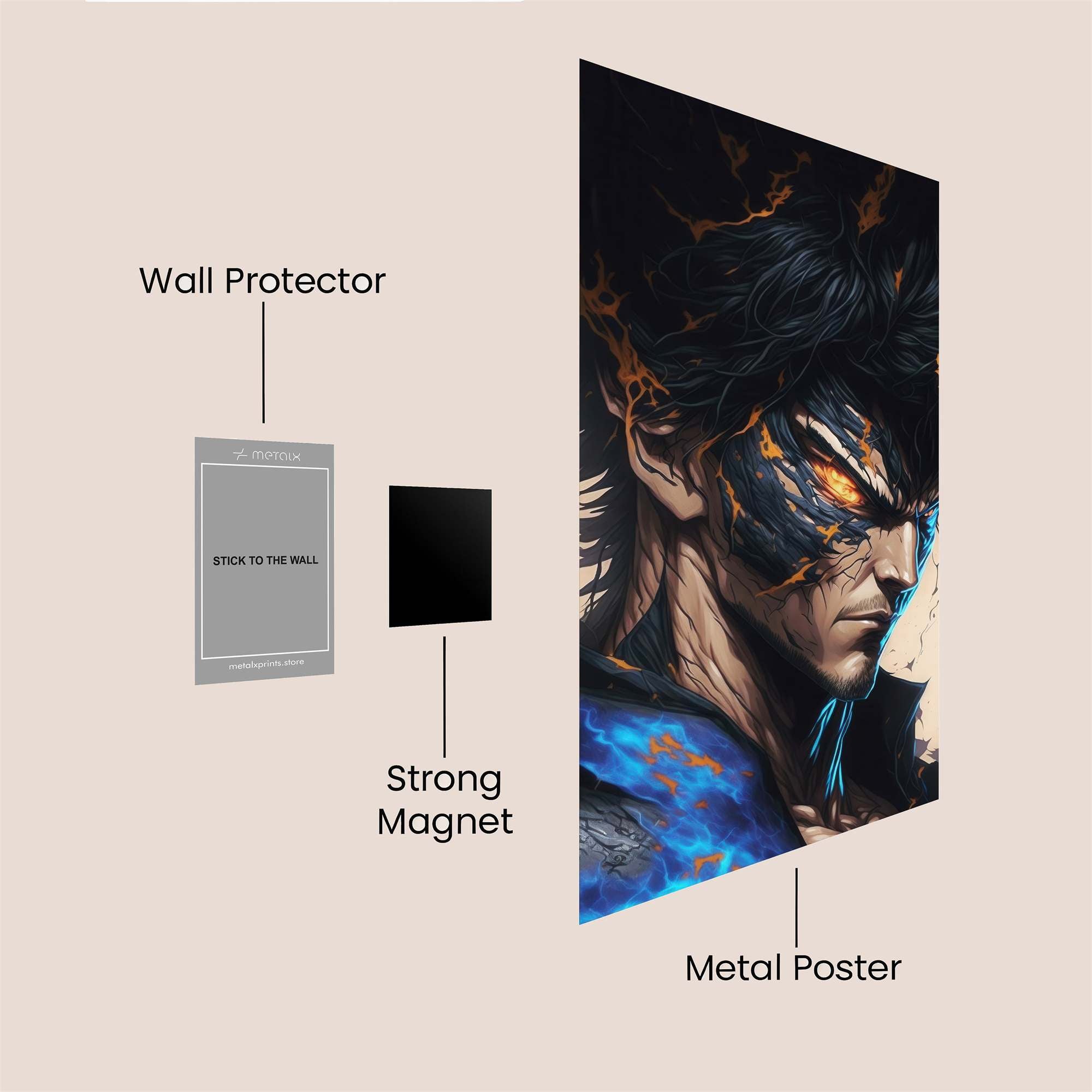 Toxic Fury Safe Wall Magnetic / M