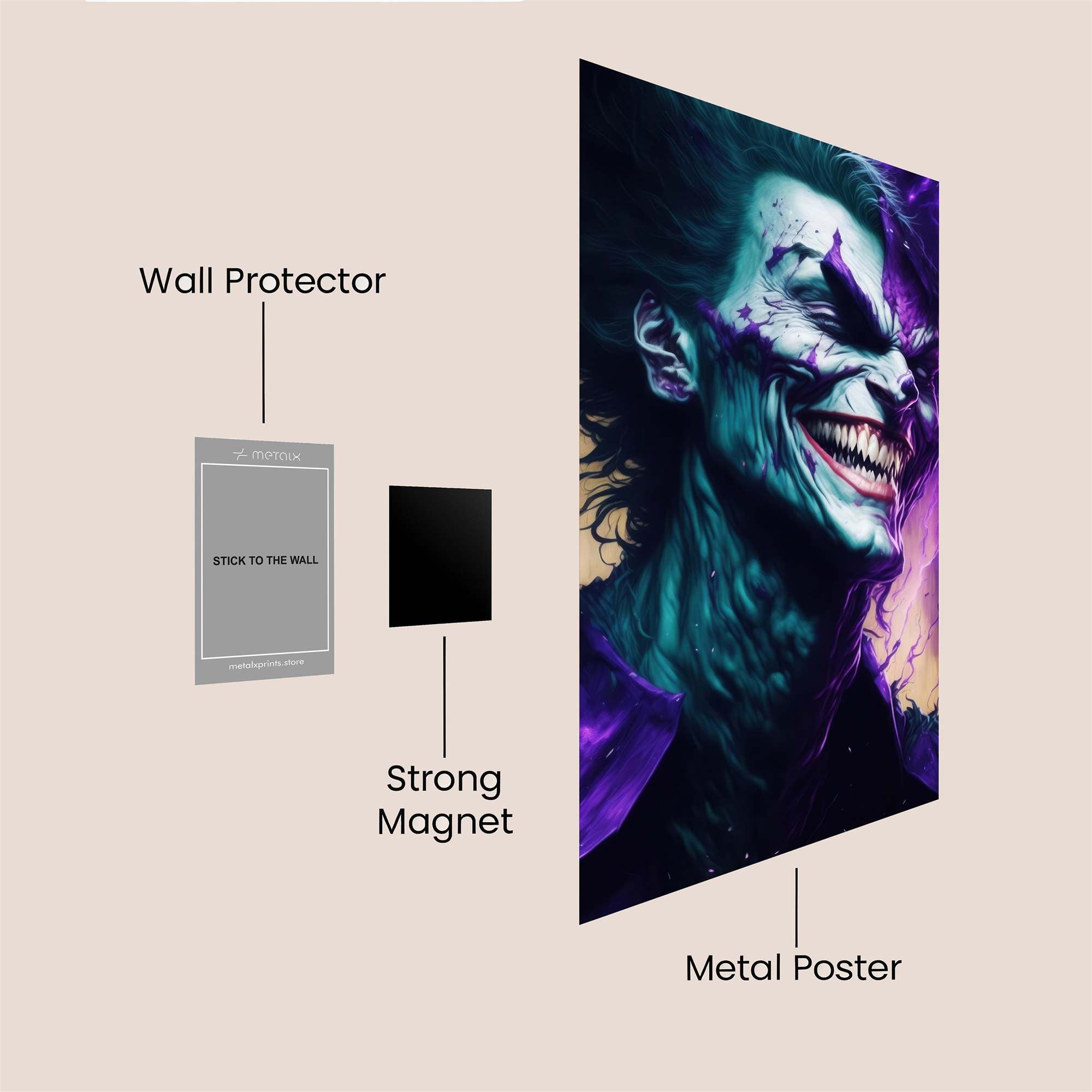 Joker Cosmic Safe Wall Magnetic / M