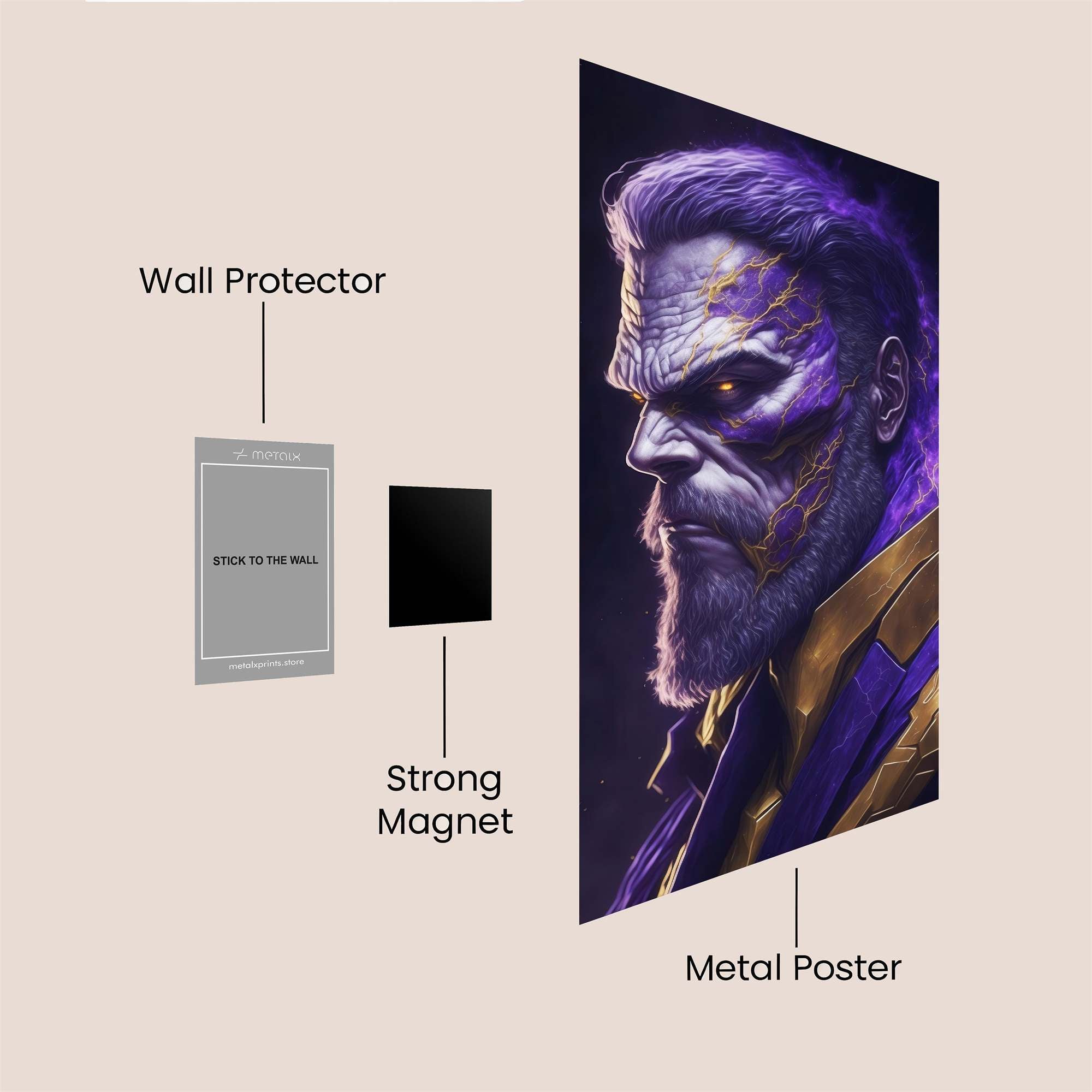 Thanos Majestic Safe Wall Magnetic / M