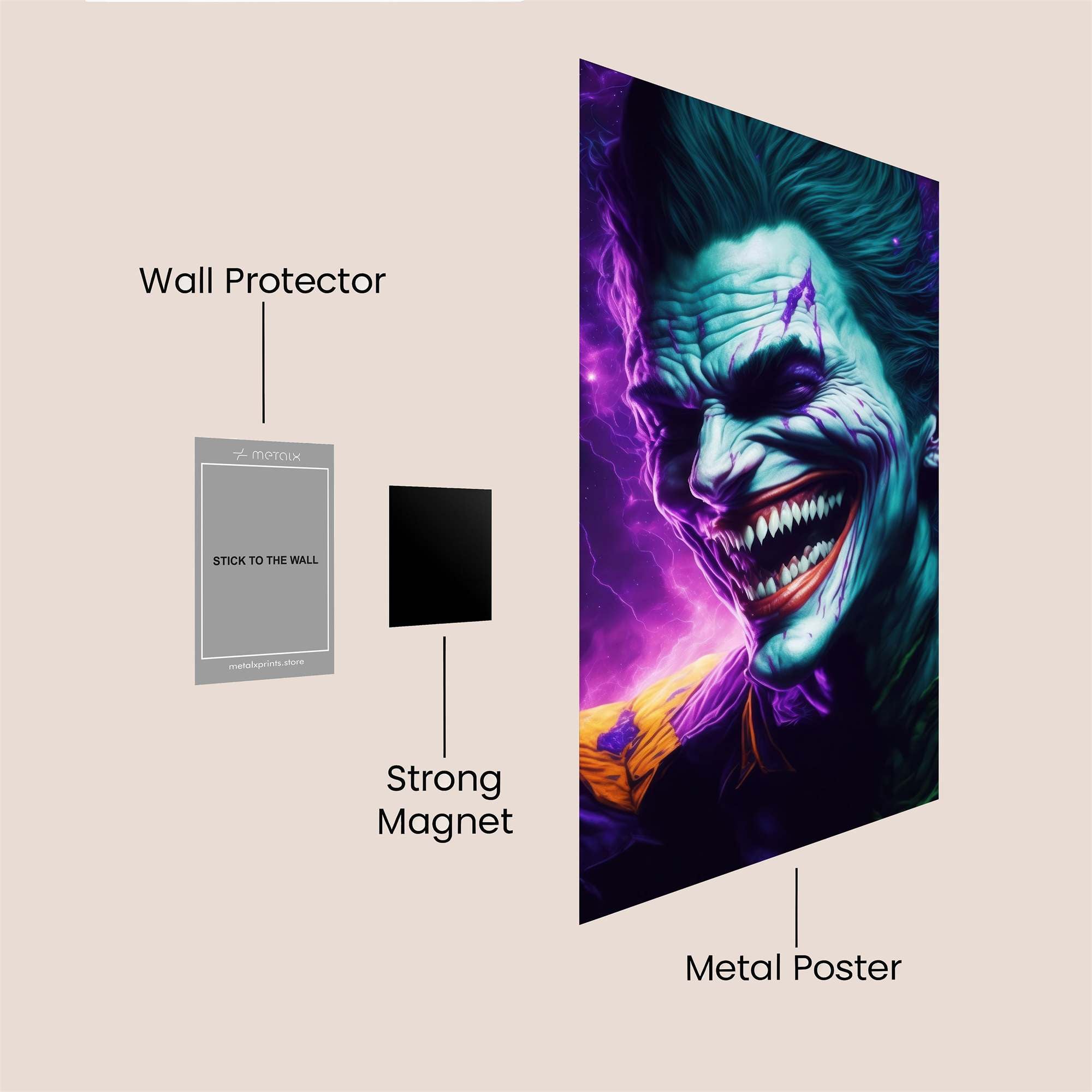 Joker Cosmic Safe Wall Magnetic / M