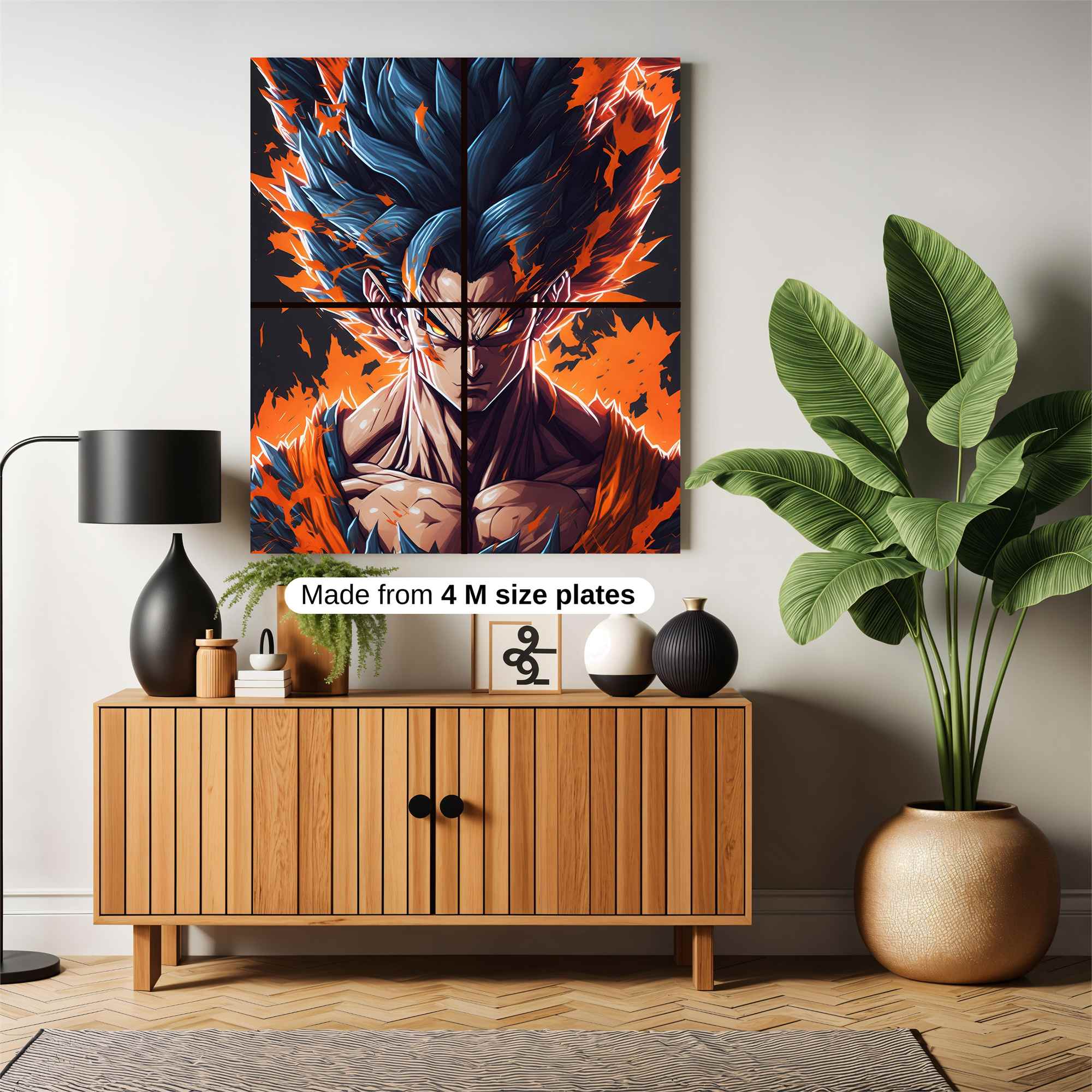 Goku Inferno Safe Wall Magnetic / M