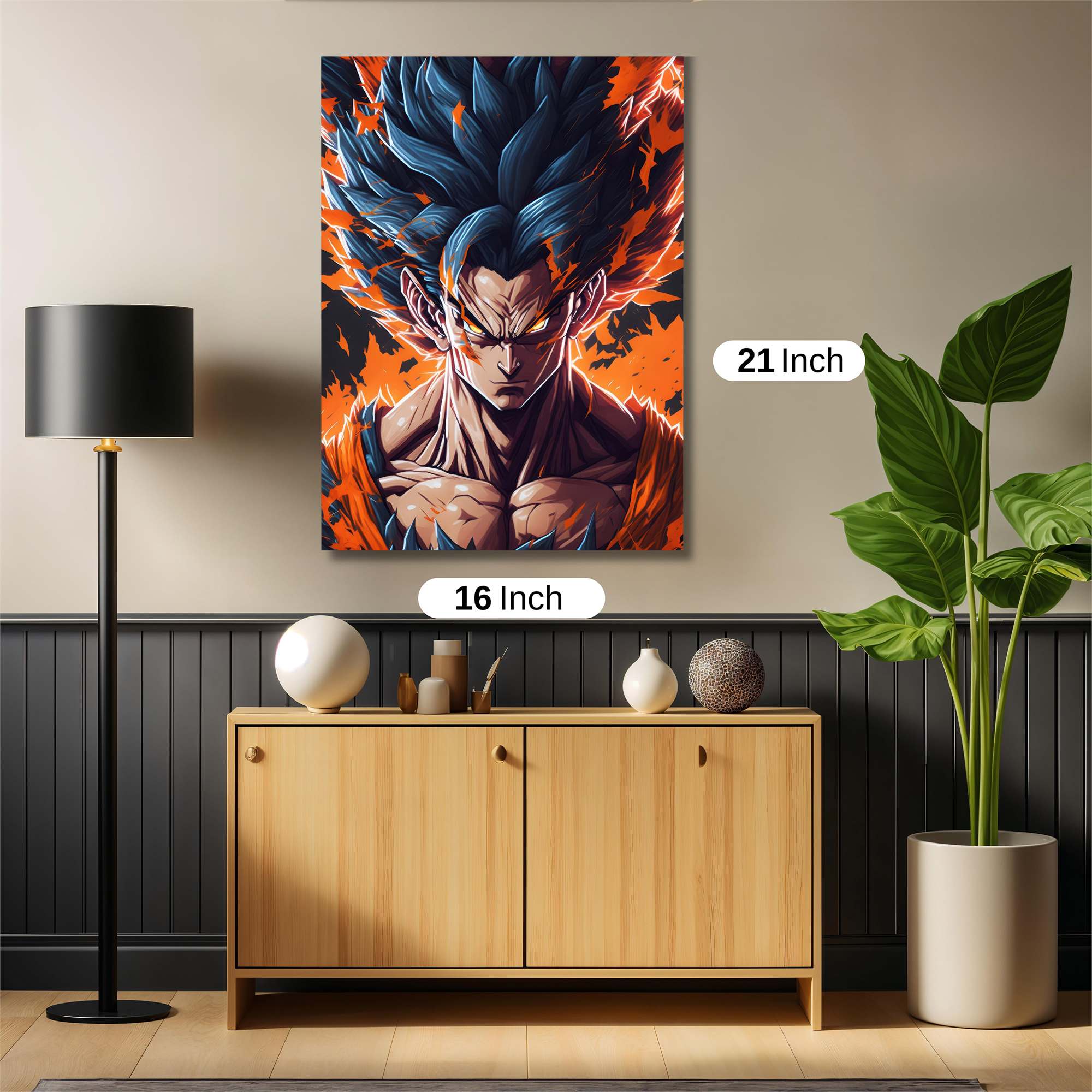 Goku Inferno Safe Wall Magnetic / M