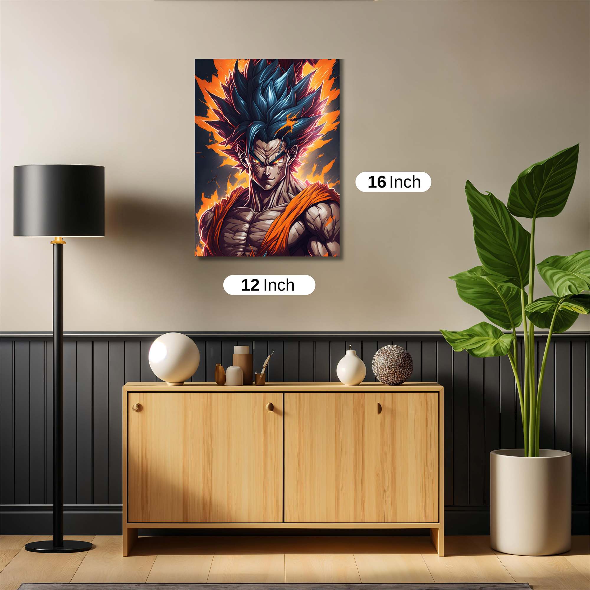 Goku Ferocity Safe Wall Magnetic / M