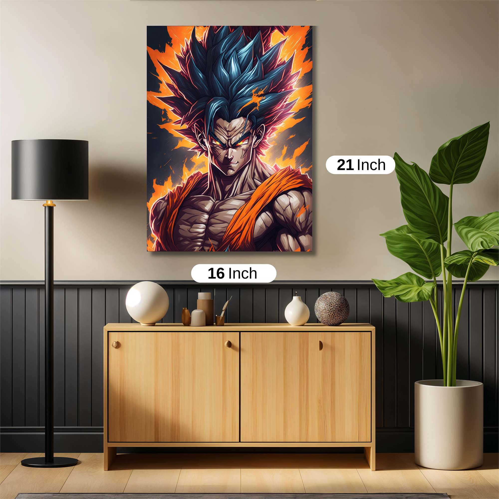 Goku Ferocity Safe Wall Magnetic / M