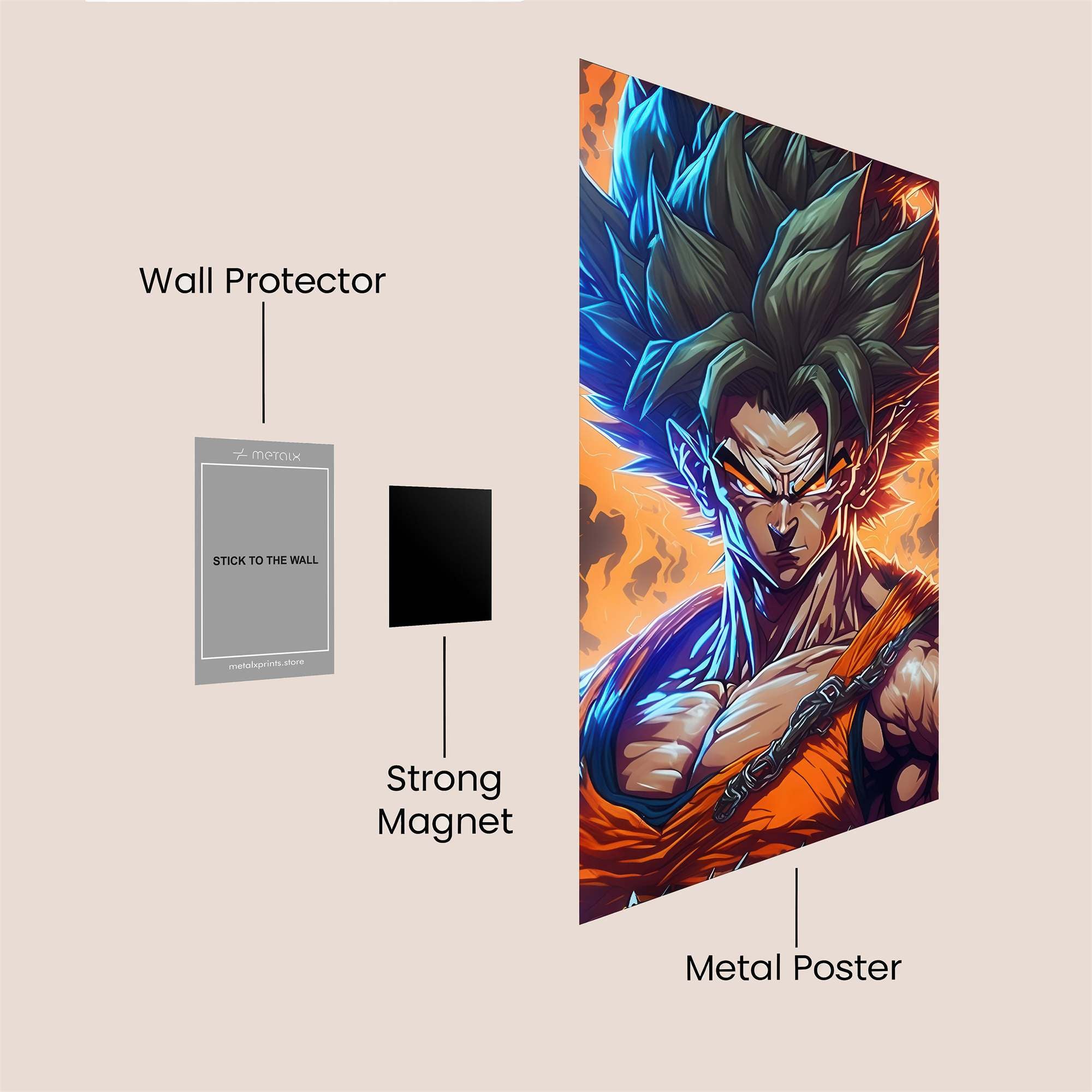 Broly Blaze Safe Wall Magnetic / M
