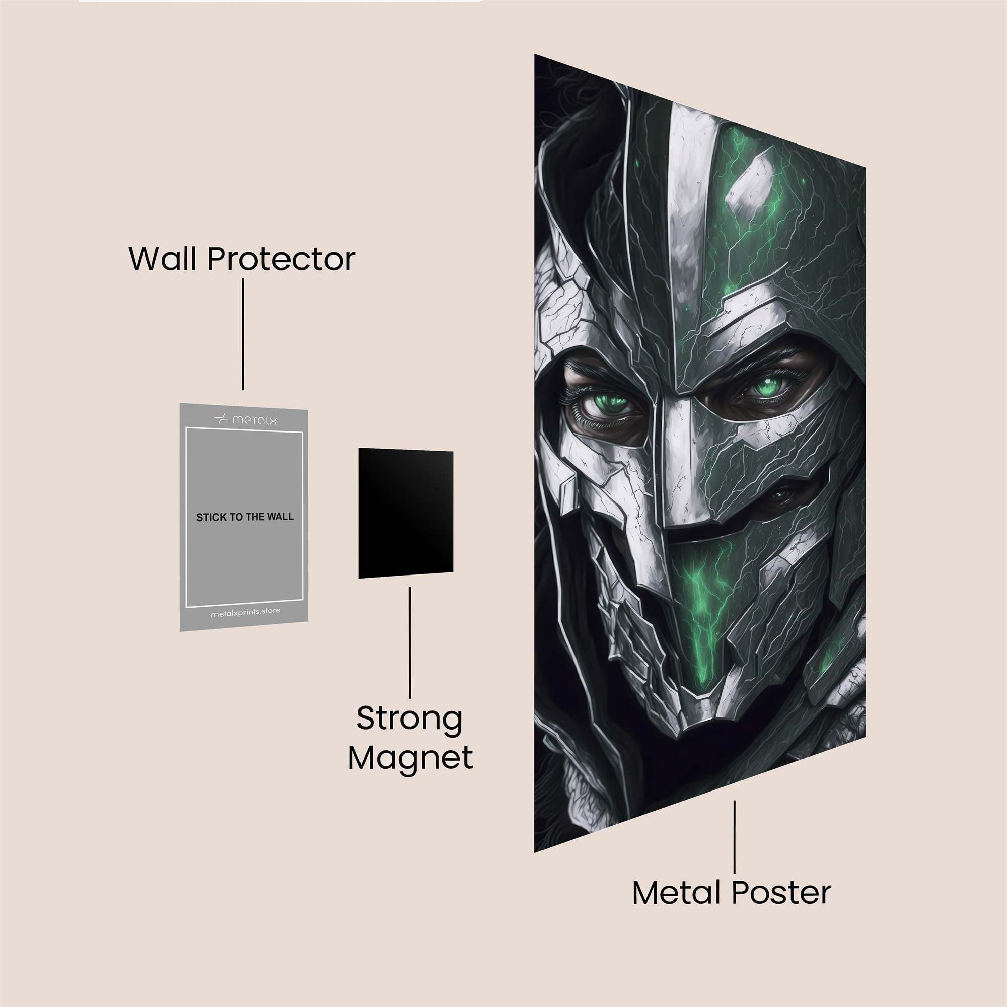 Knight Enigma Safe Wall Magnetic / M