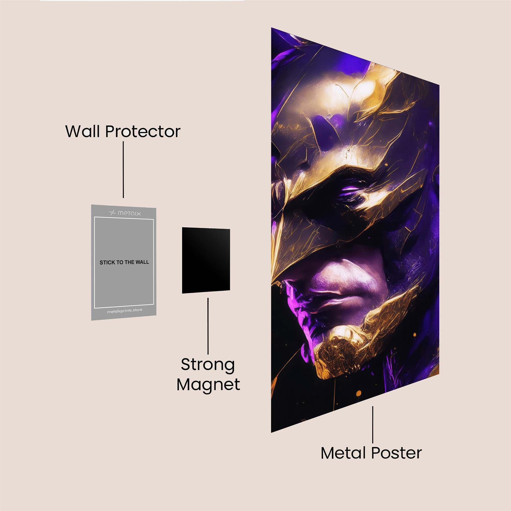 Batman Regal Safe Wall Magnetic / M