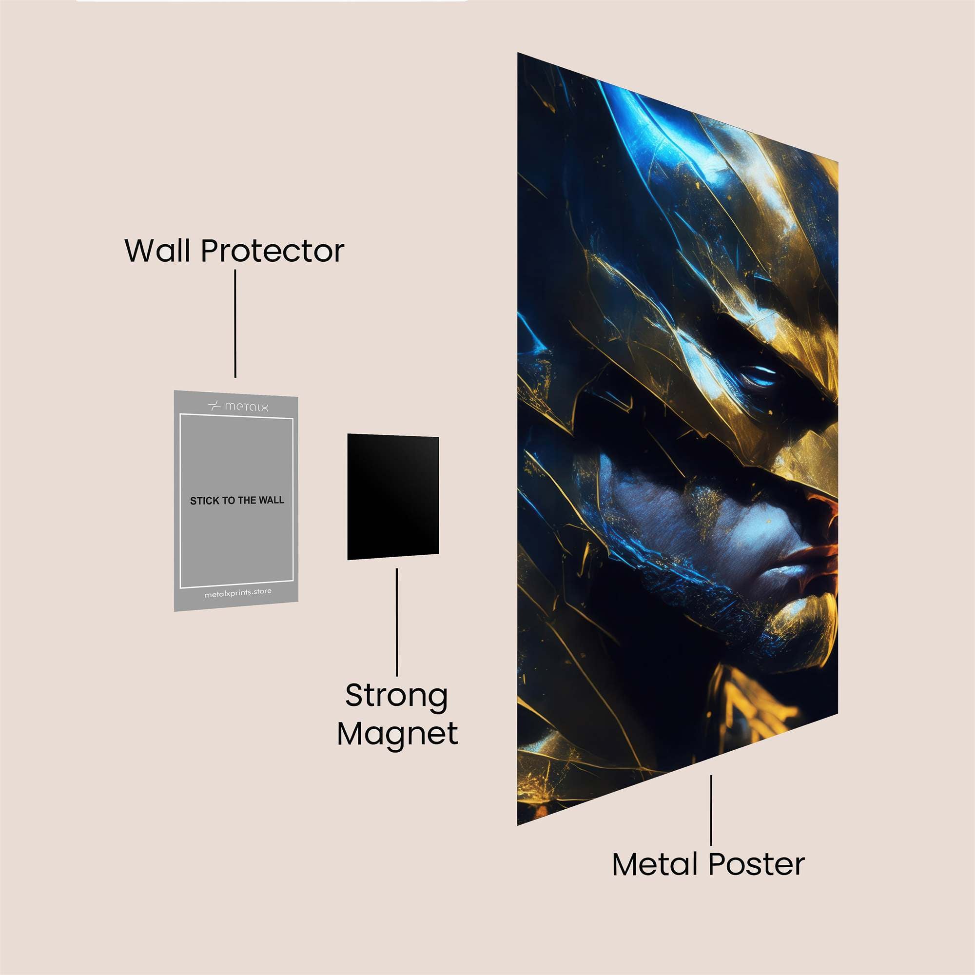 Batman Radiant Safe Wall Magnetic / M
