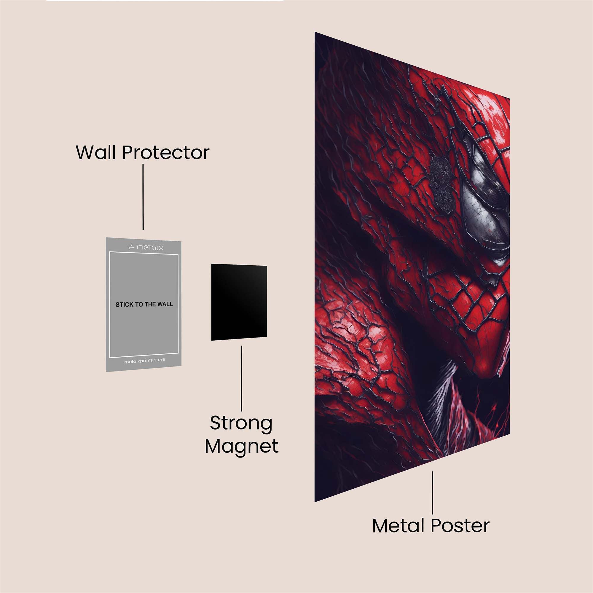 Carnage Angst Safe Wall Magnetic / M