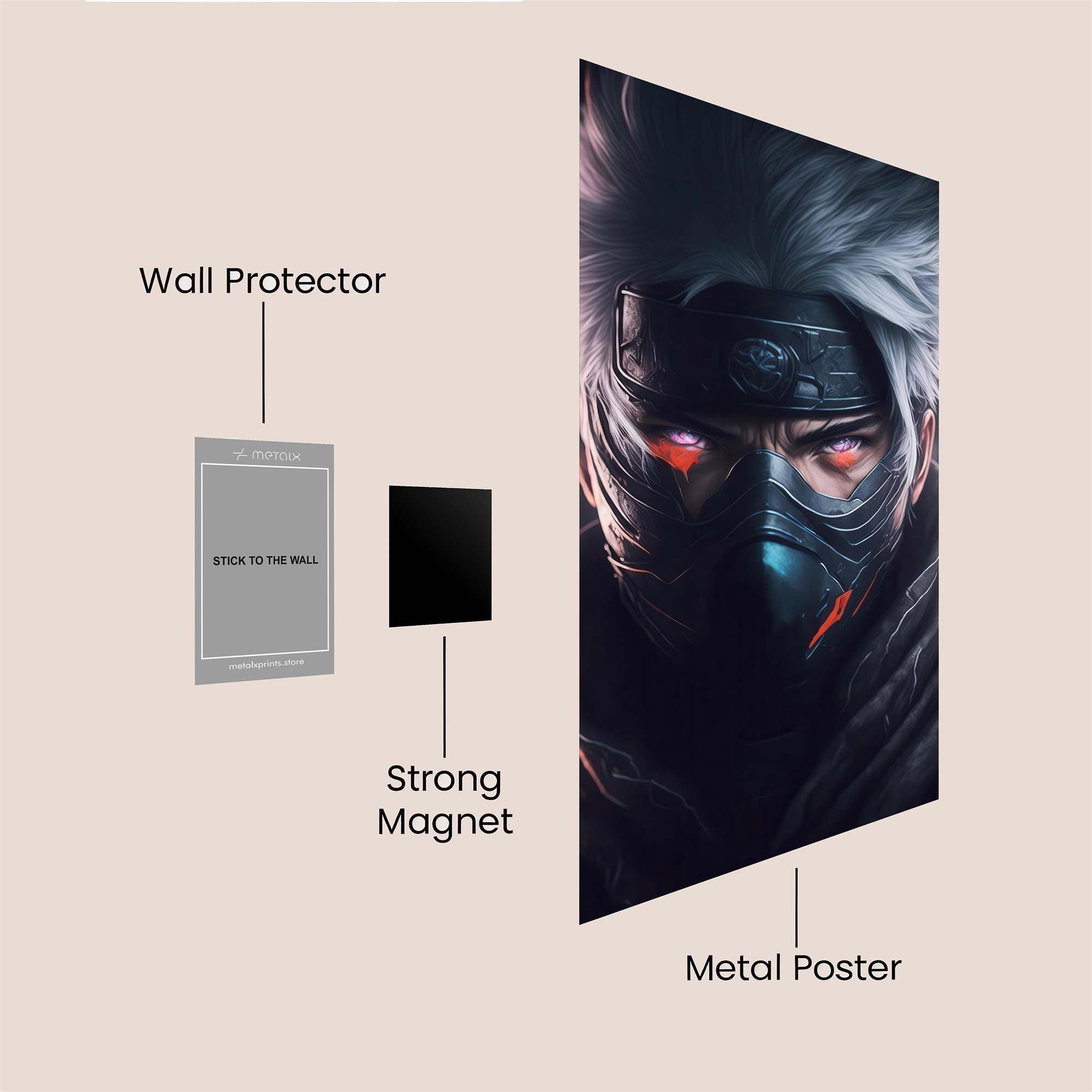 Kakashi Enigmatic Safe Wall Magnetic / M