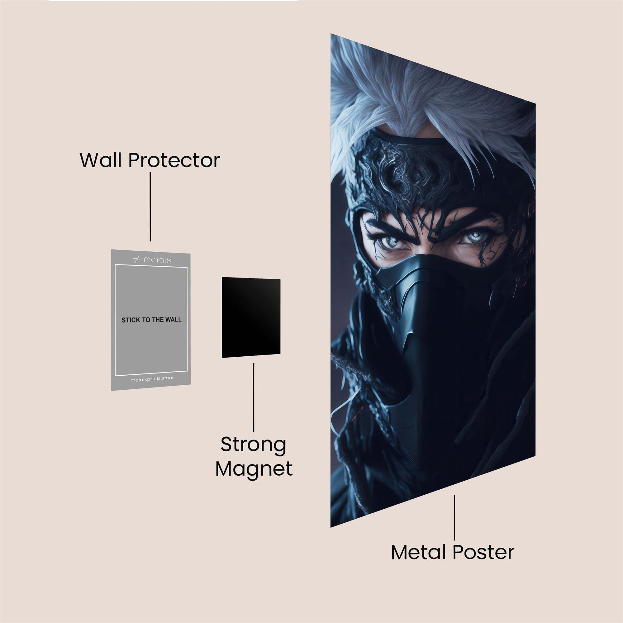 Kakashi Enigma Safe Wall Magnetic / M