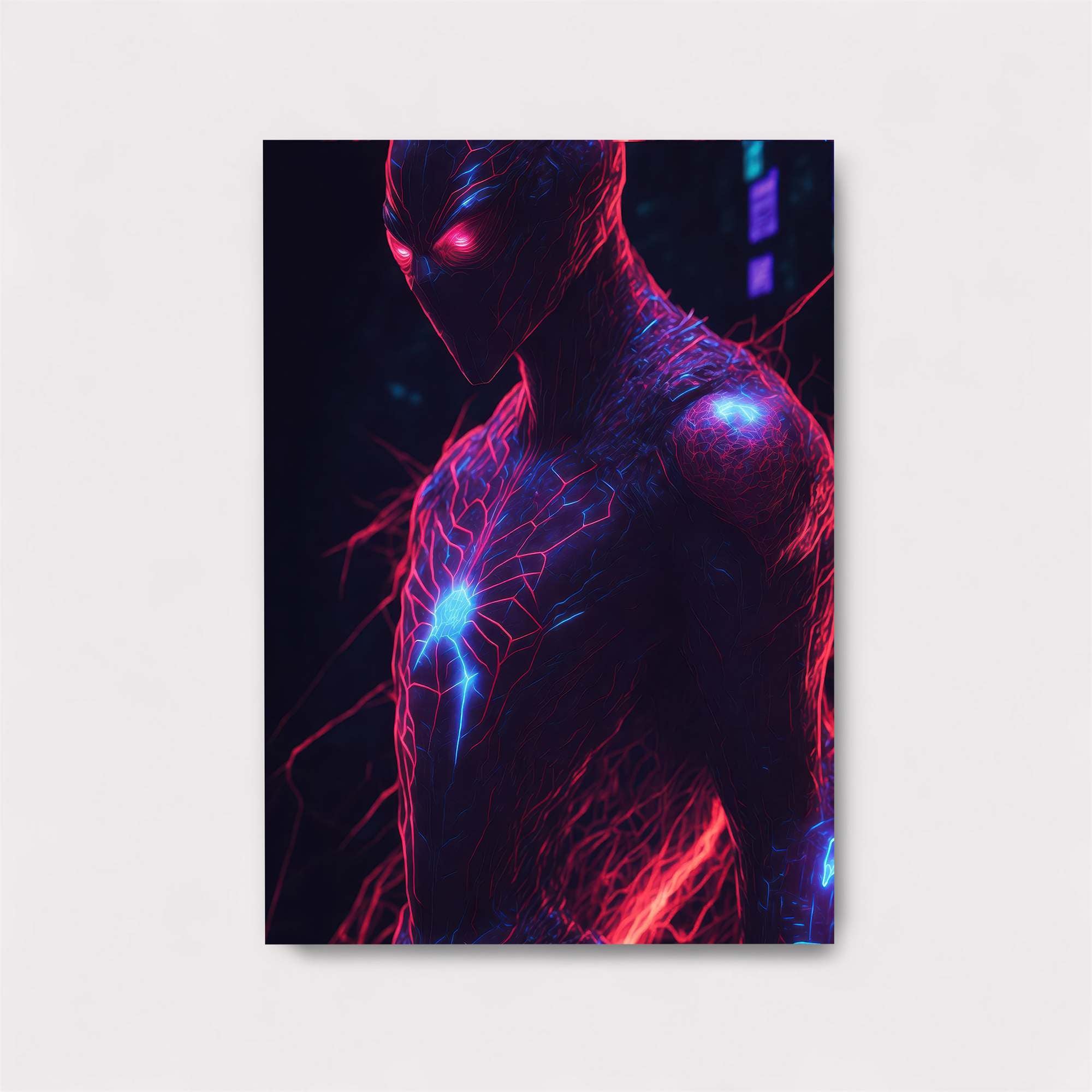 Neon Warrior Safe Wall Magnetic / M