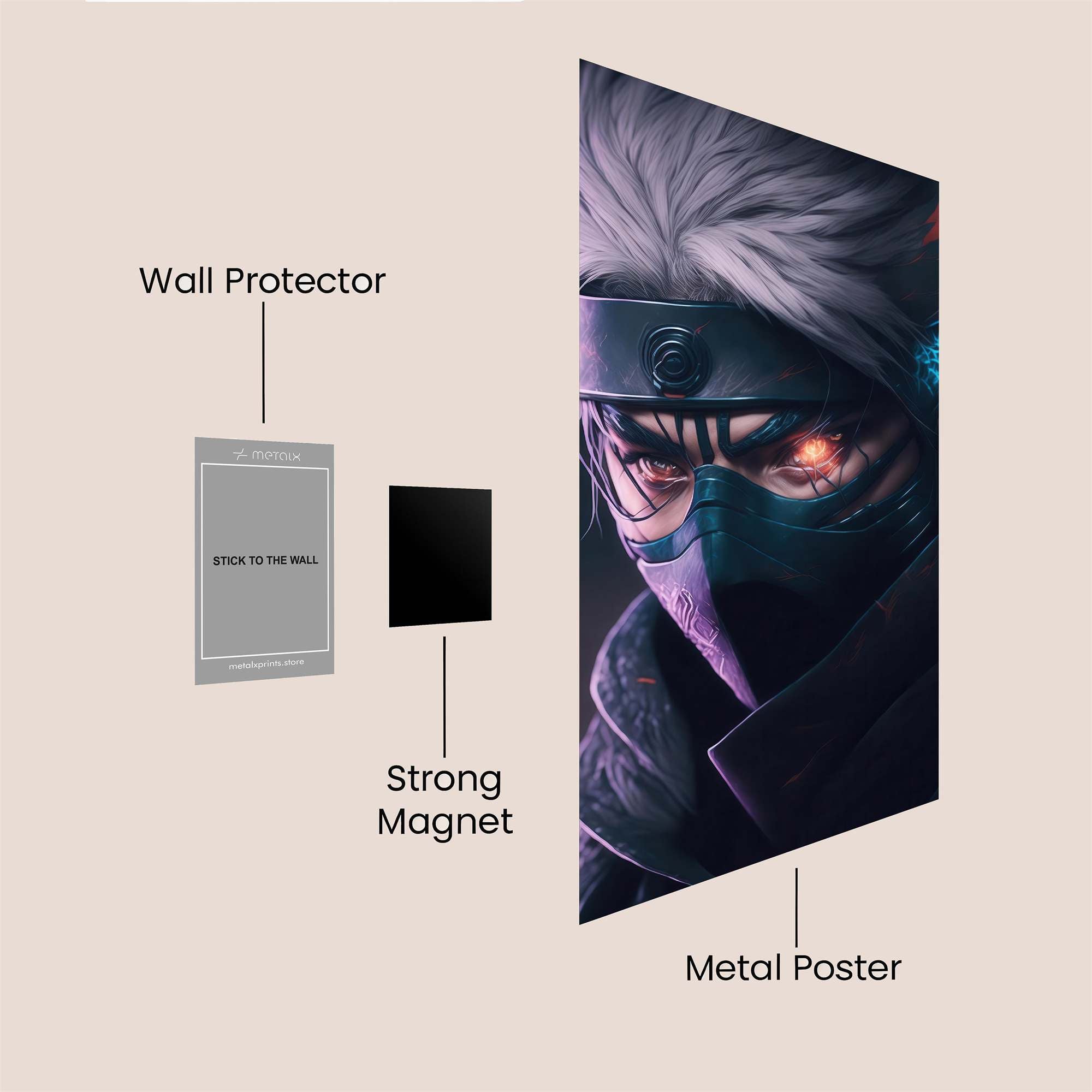Kakashi Intense Safe Wall Magnetic / M