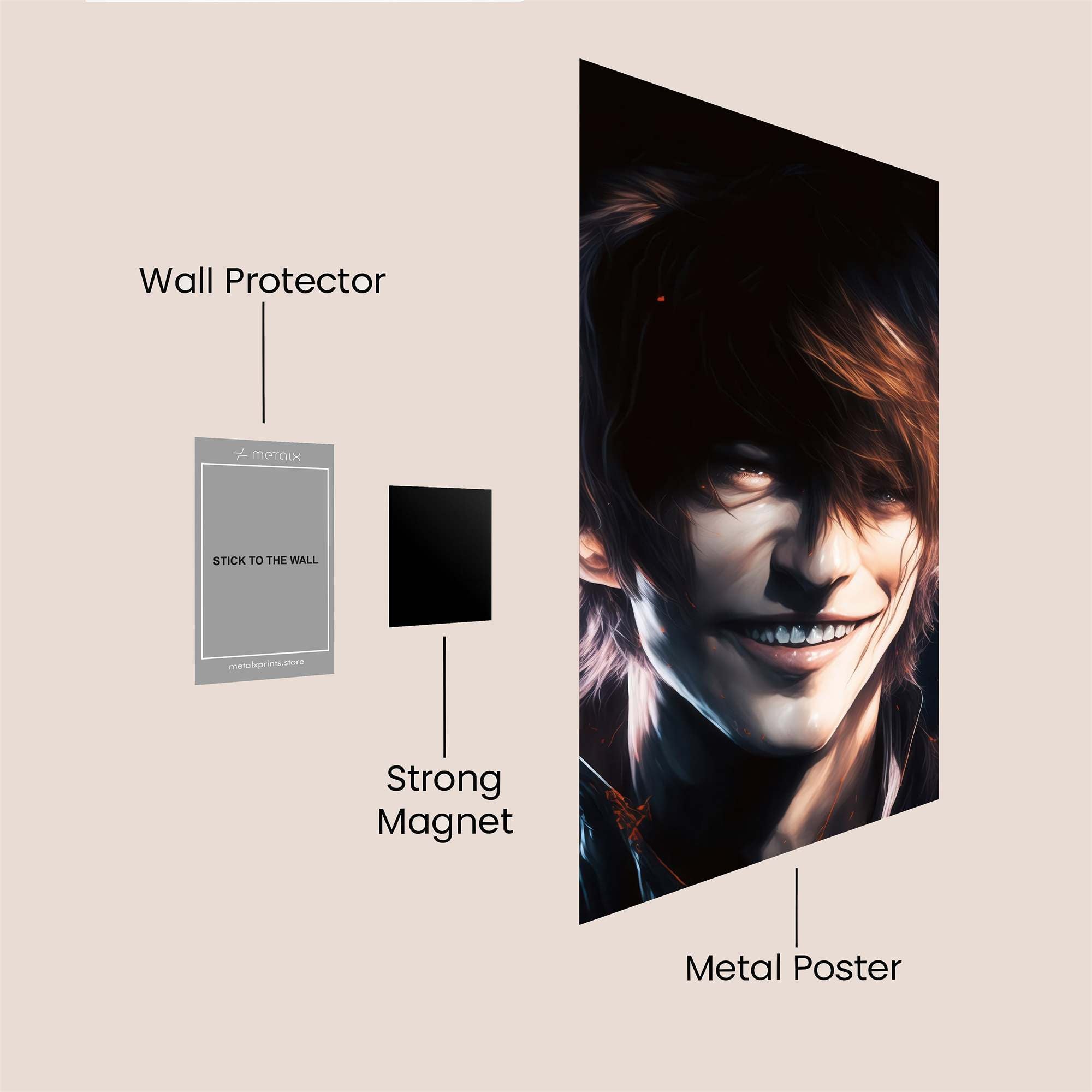 Grin Enigmatic Safe Wall Magnetic / M