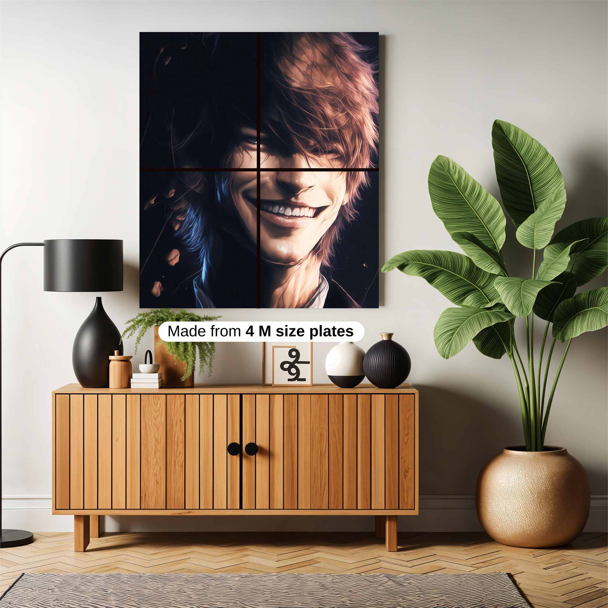 Jokerish Grin Safe Wall Magnetic / M