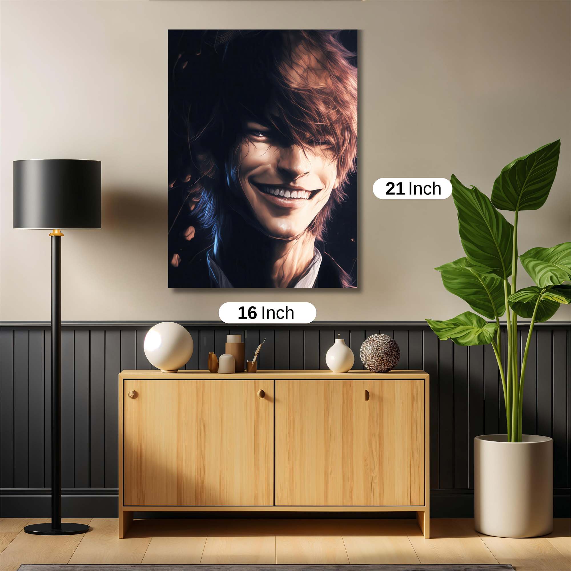 Jokerish Grin Safe Wall Magnetic / M