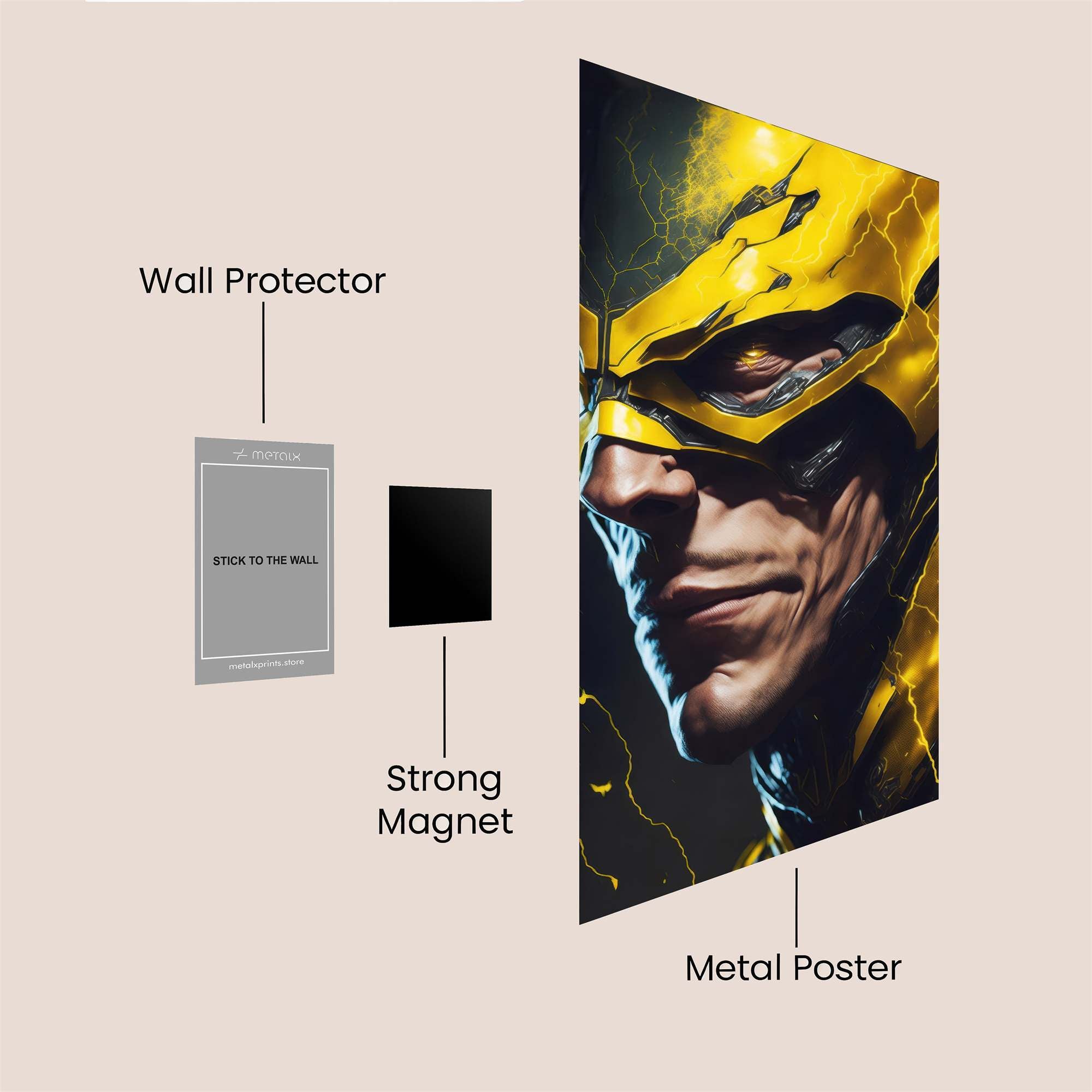 Electro Dynamic Safe Wall Magnetic / M