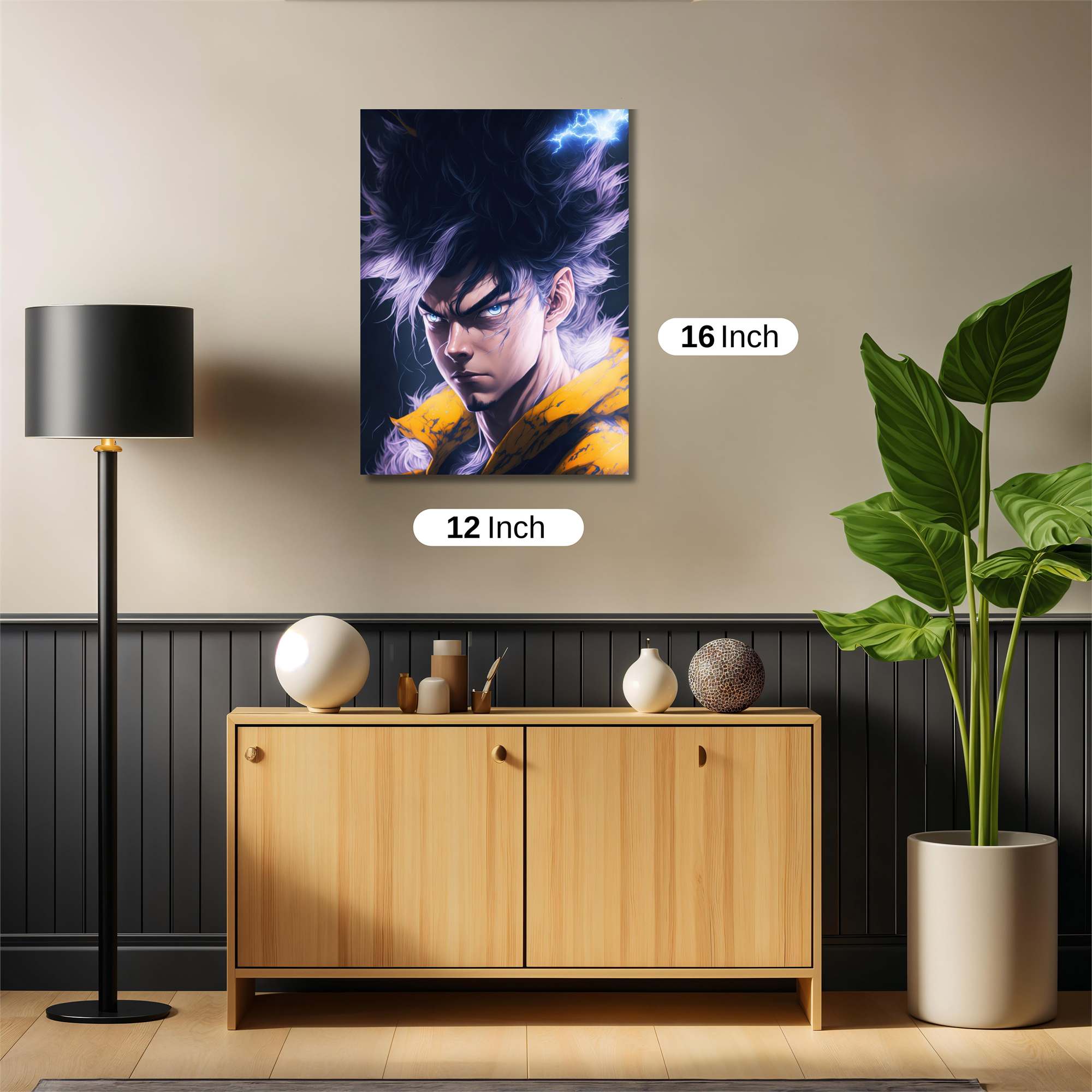 Goku Electrifying Safe Wall Magnetic / M