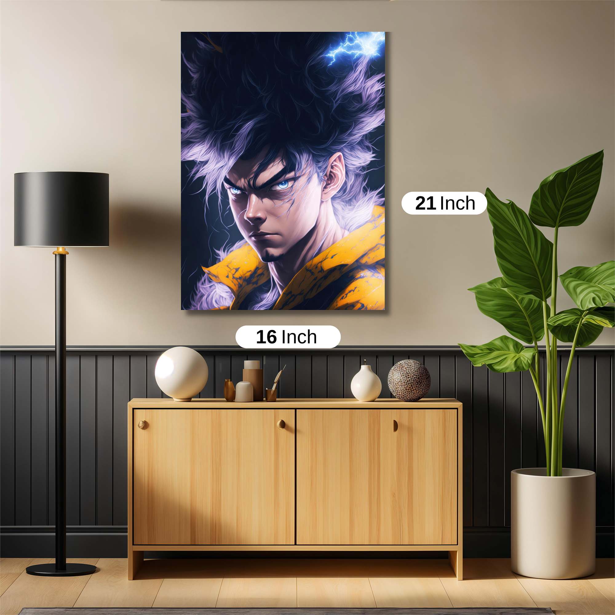Goku Electrifying Safe Wall Magnetic / M