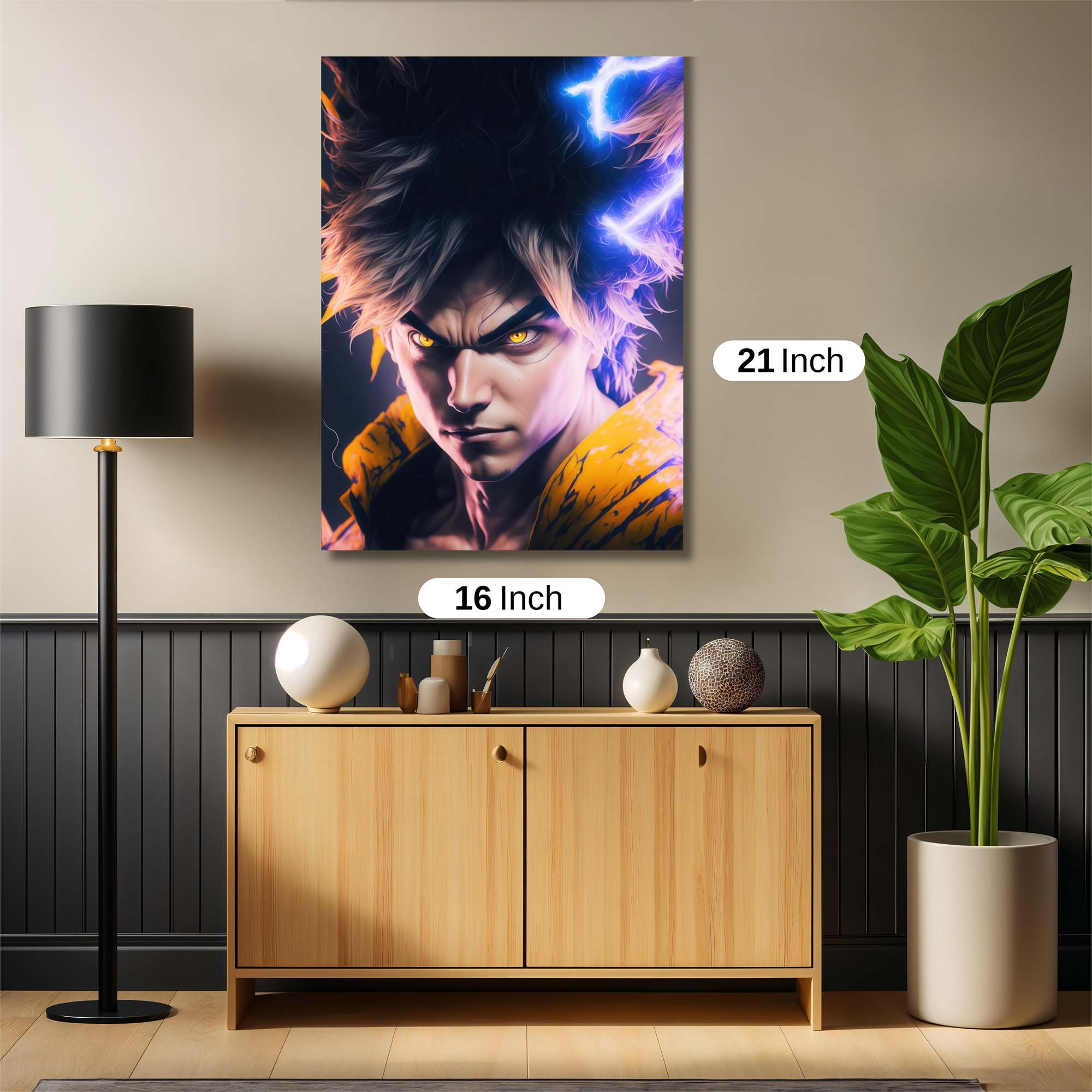 Goku Electrifying Safe Wall Magnetic / M