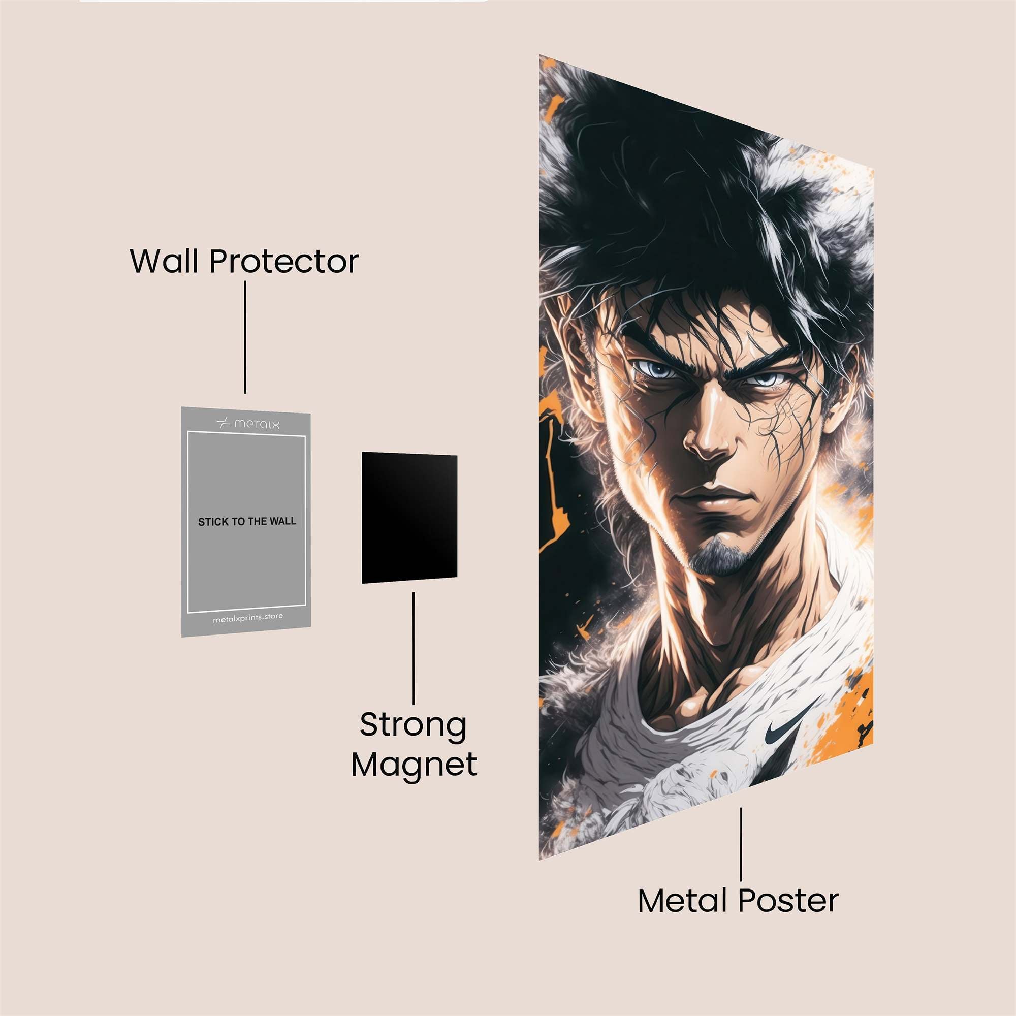 Goku Intense Safe Wall Magnetic / M