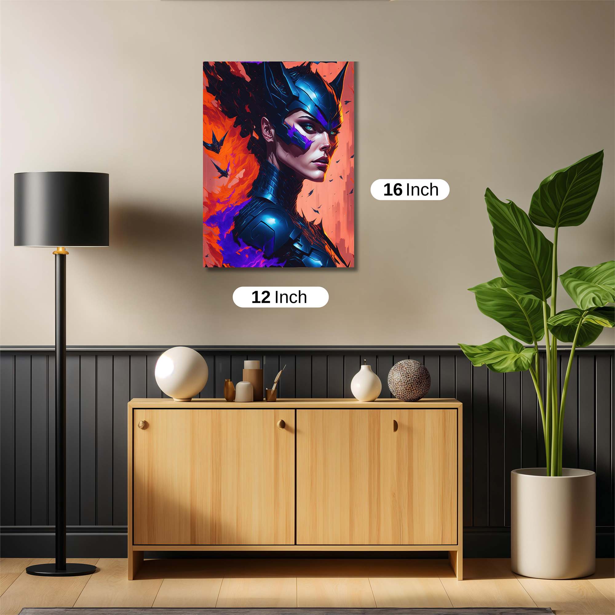 Catwoman Fierce Safe Wall Magnetic / M