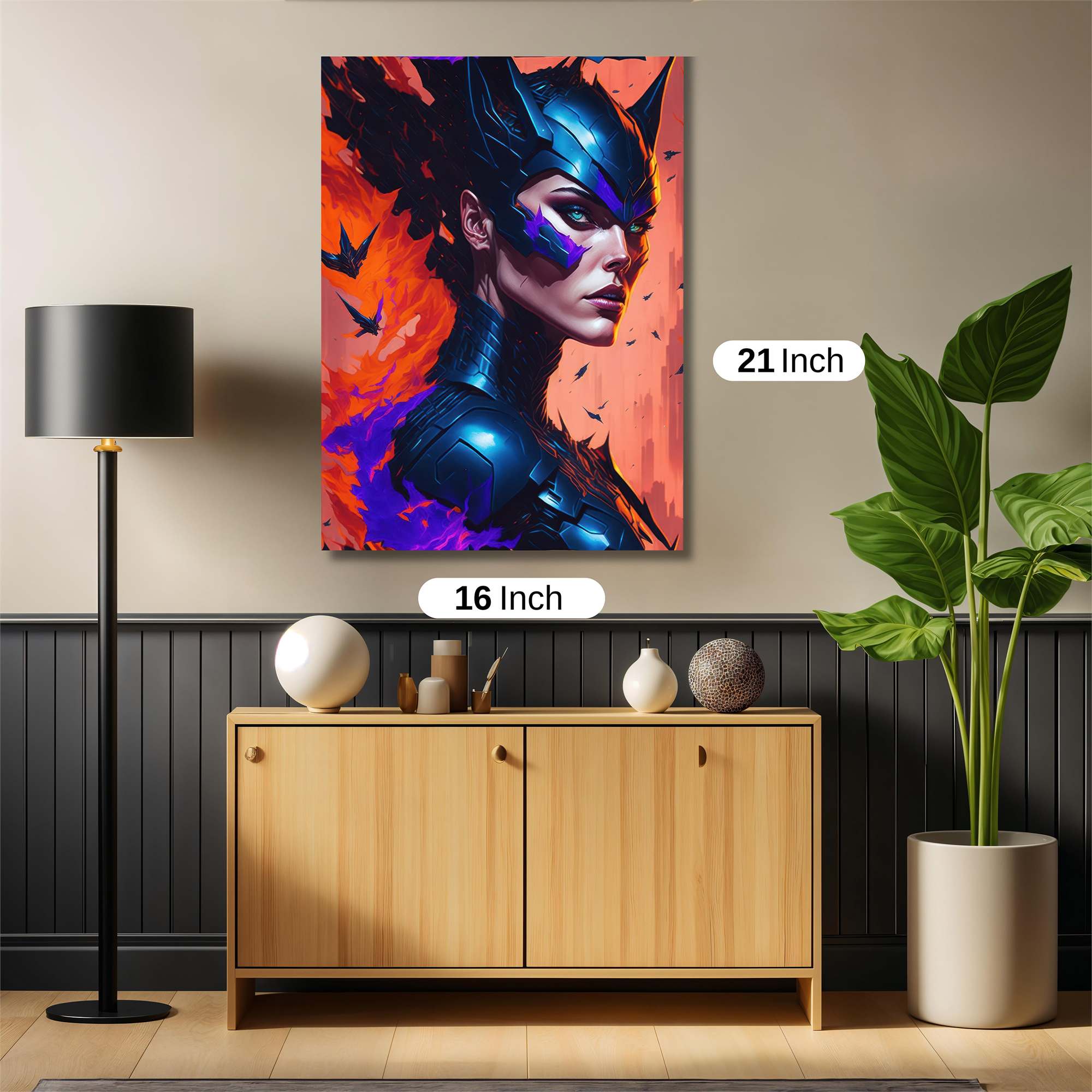 Catwoman Fierce Safe Wall Magnetic / M