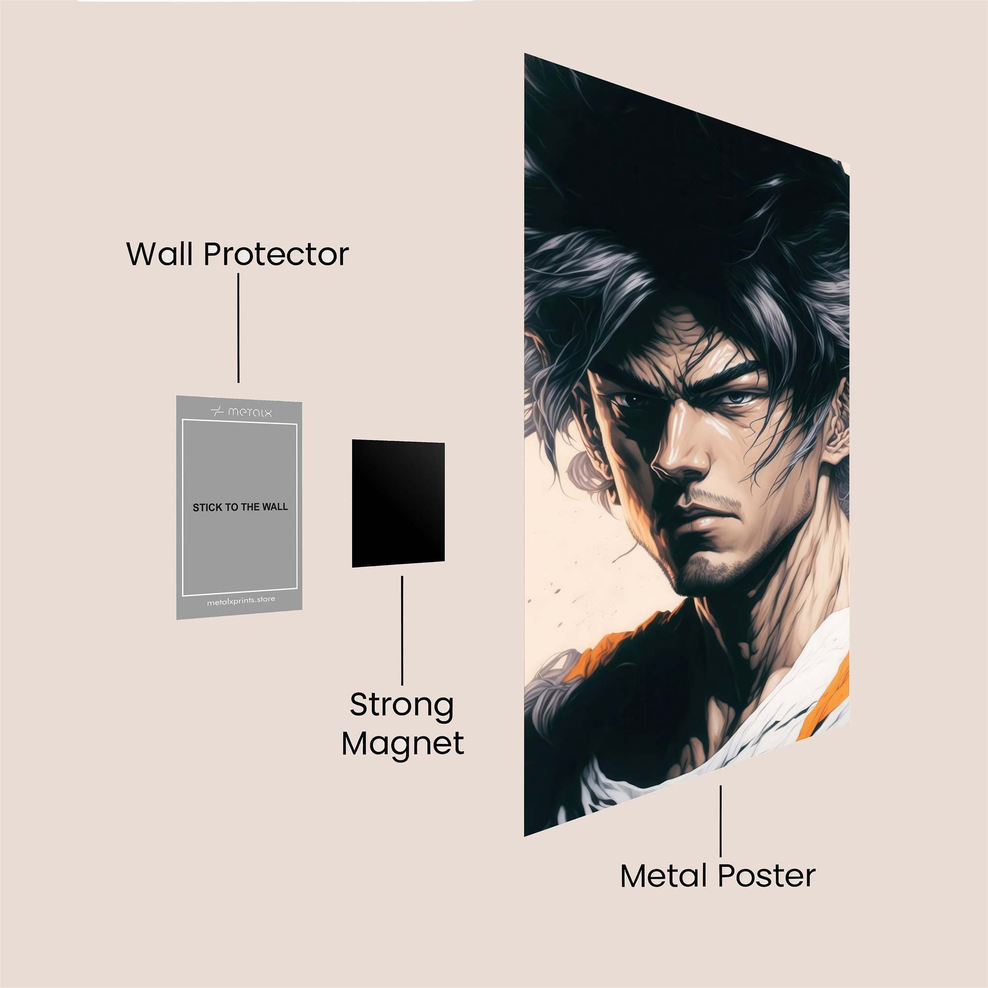 Goku Defiant Safe Wall Magnetic / M