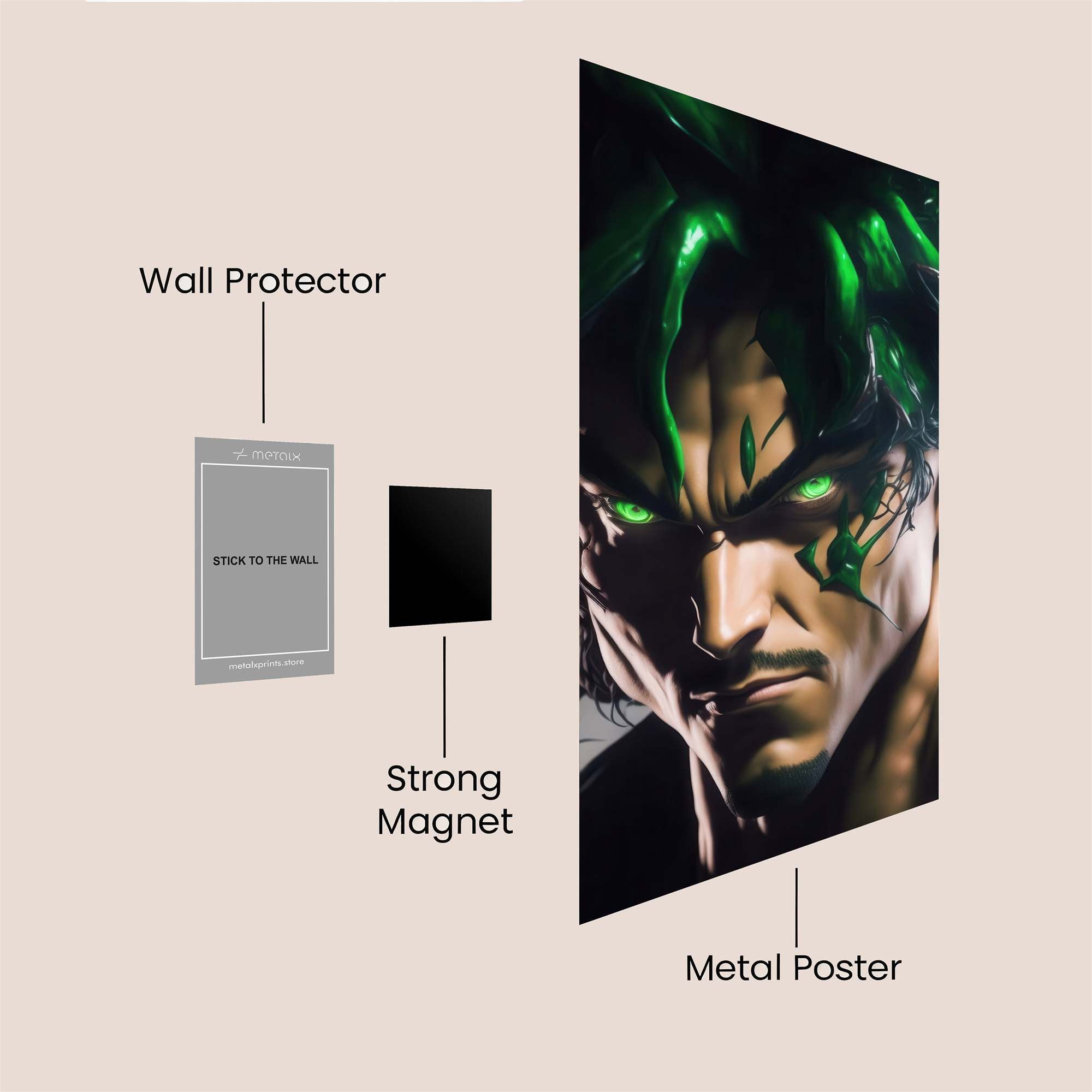 Cell Menacing Safe Wall Magnetic / M