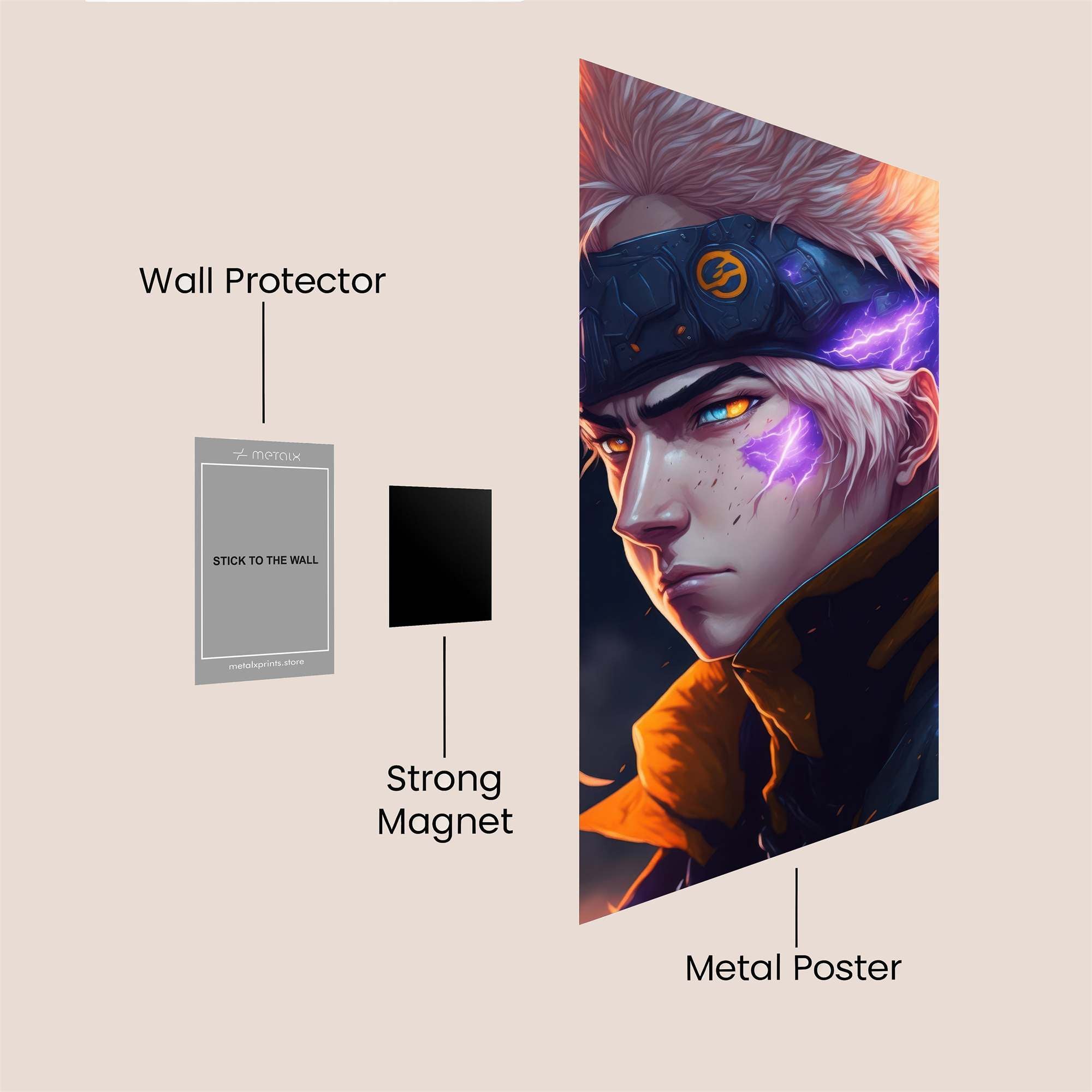 Minato Thunder Safe Wall Magnetic / M