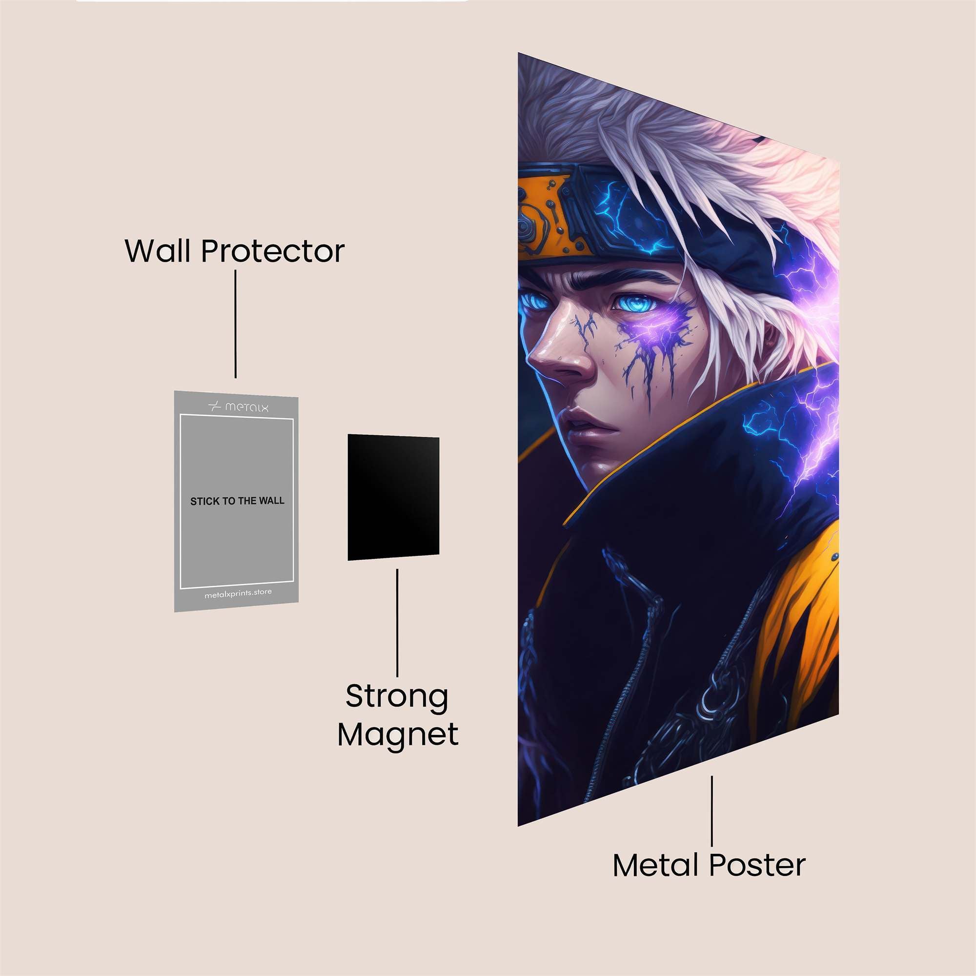 Minato Thunder Safe Wall Magnetic / M