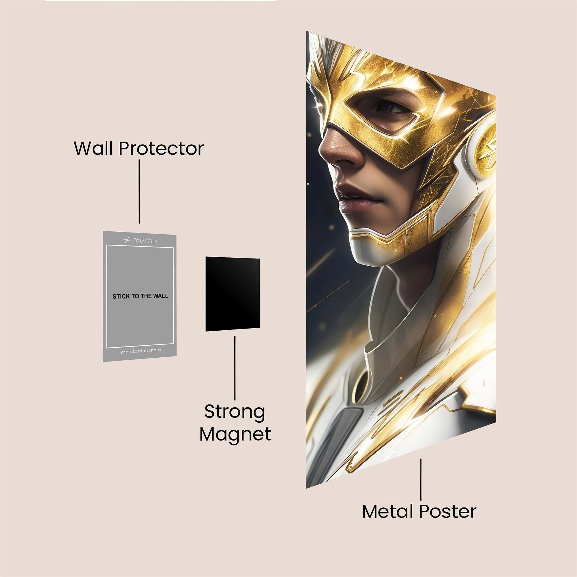 Flash Radiant Safe Wall Magnetic / M