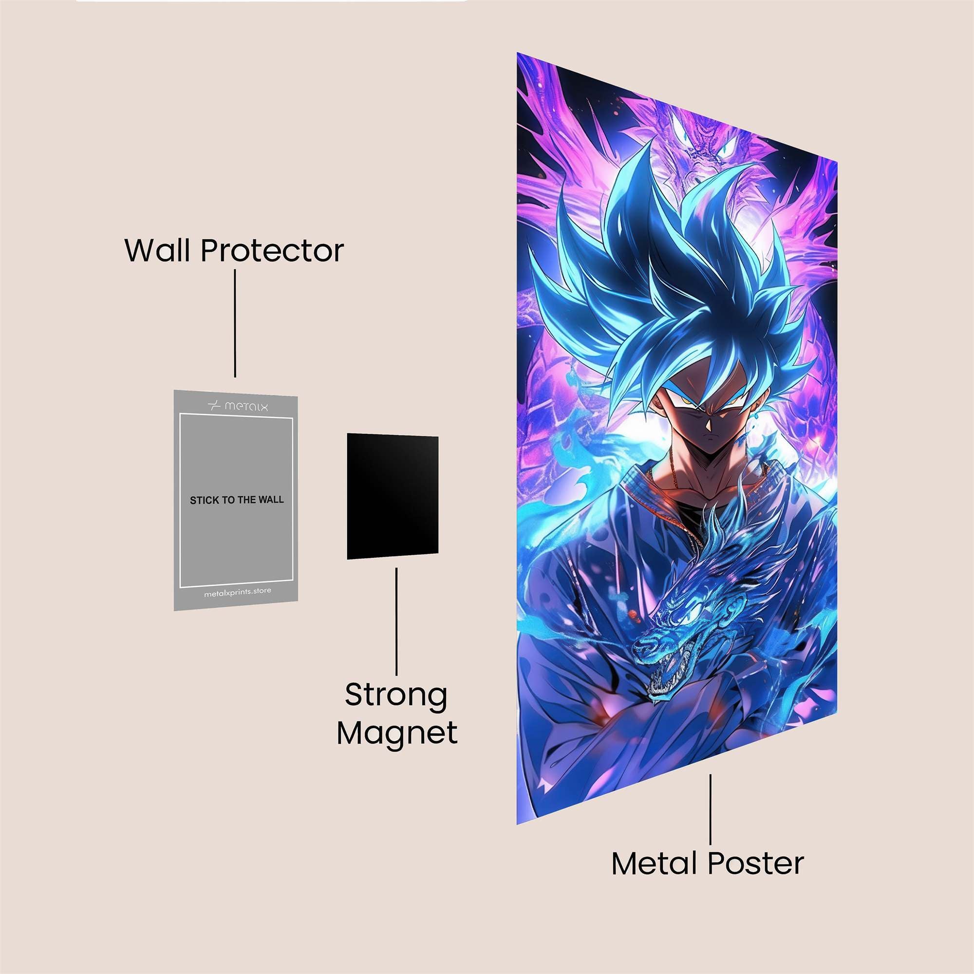 Goku Majestic Safe Wall Magnetic / M
