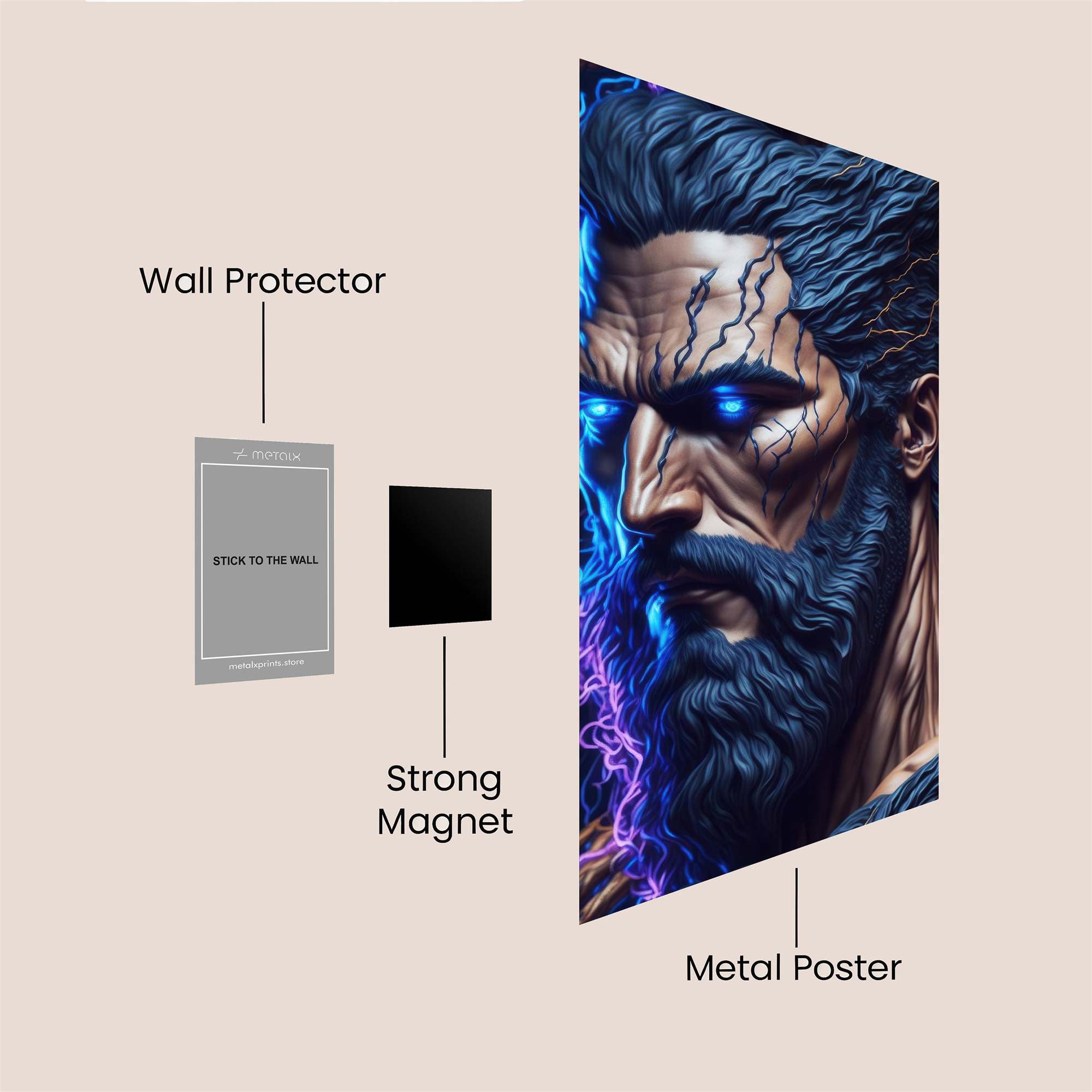 Zeus Tempest Safe Wall Magnetic / M