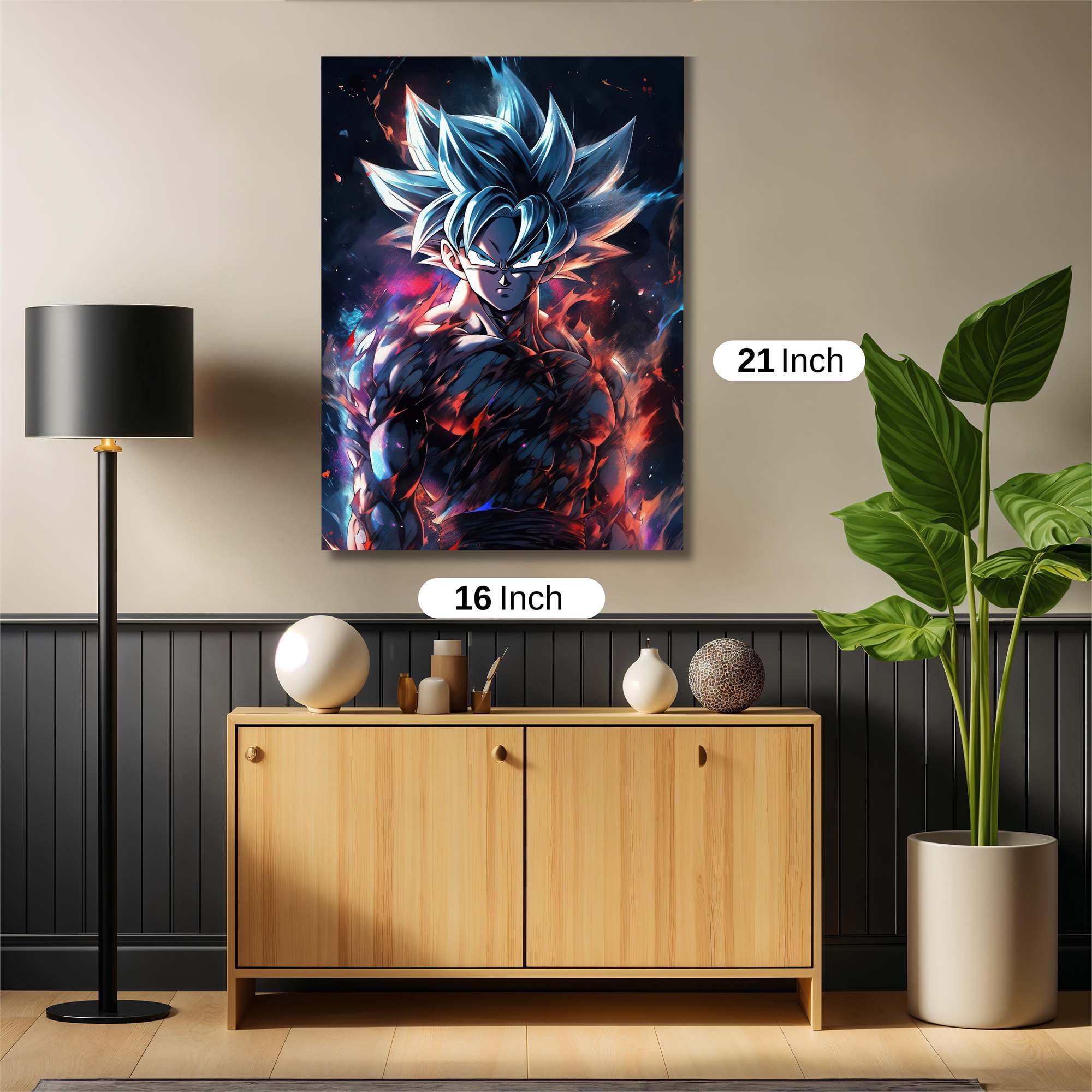 Goku Inferno Safe Wall Magnetic / M