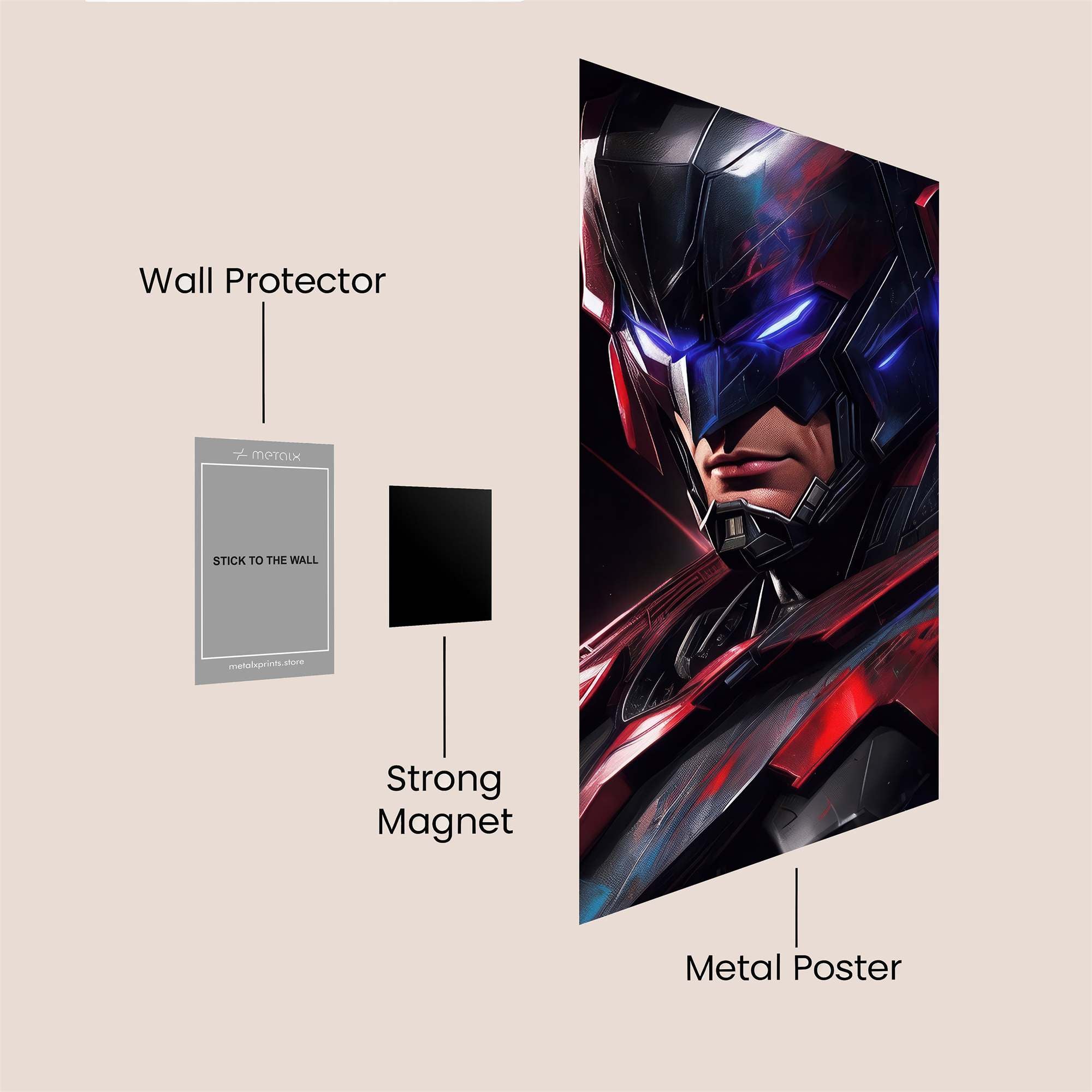 Cyborg Intense Safe Wall Magnetic / M