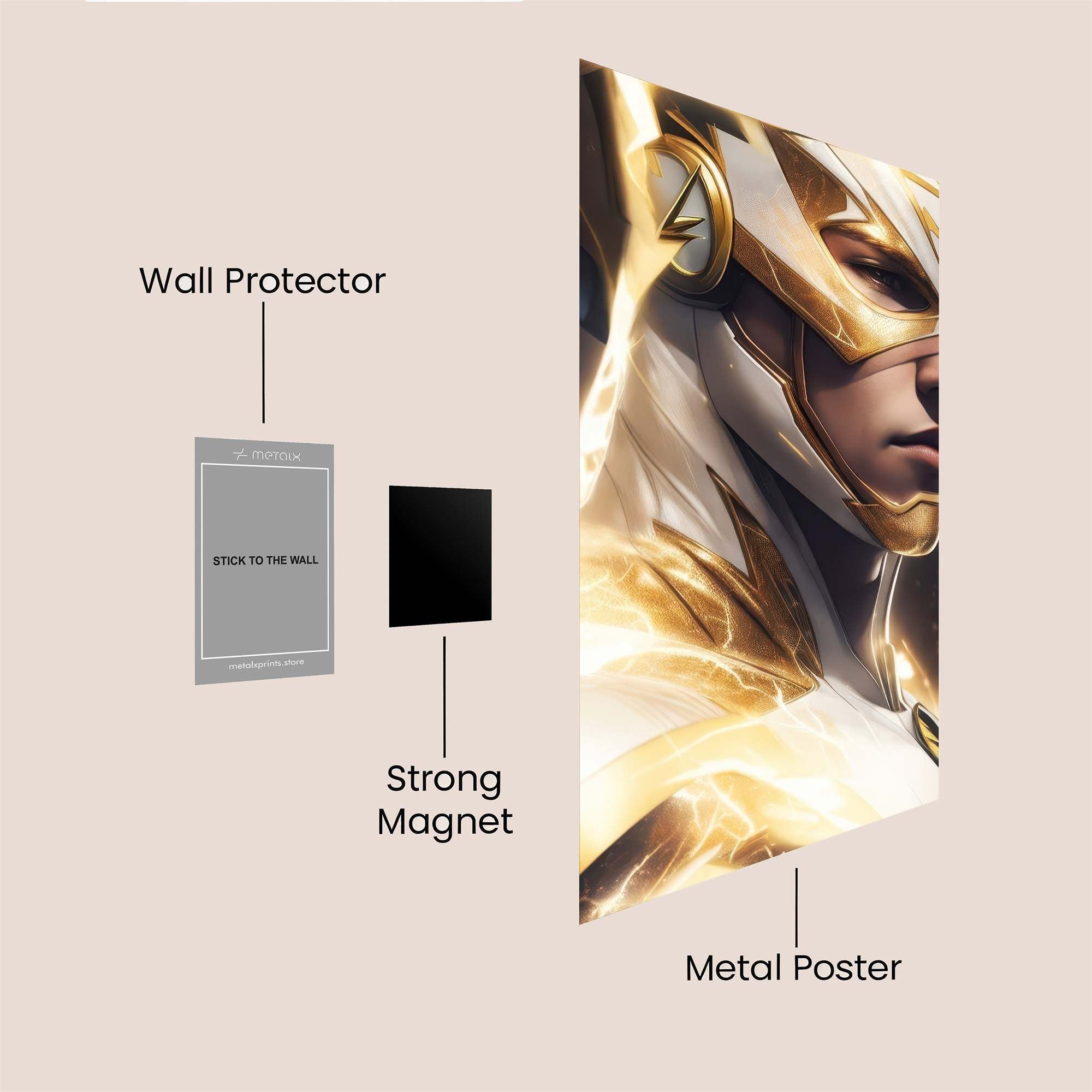 Flash Radiant Safe Wall Magnetic / M