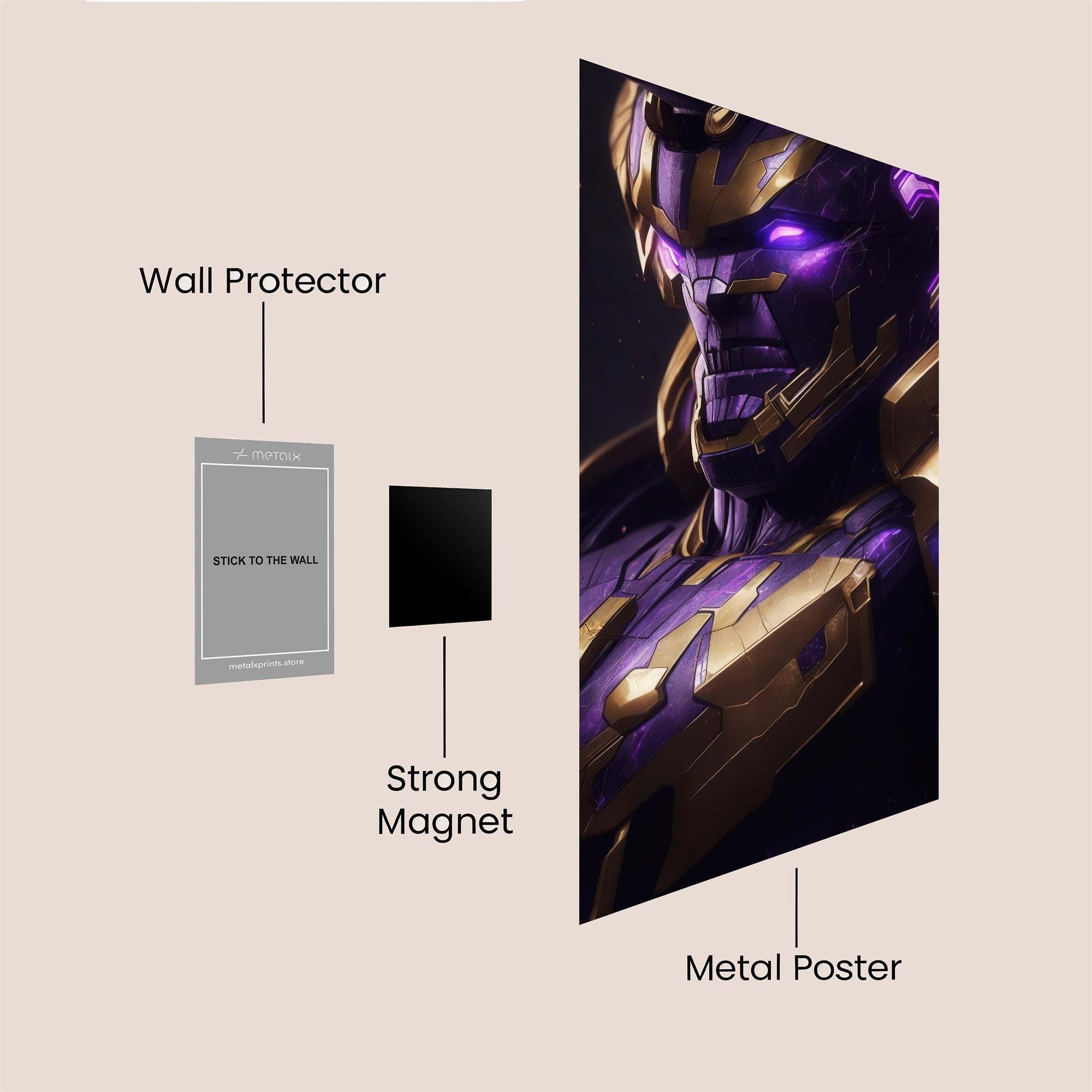 Thanos Resolute Safe Wall Magnetic / M