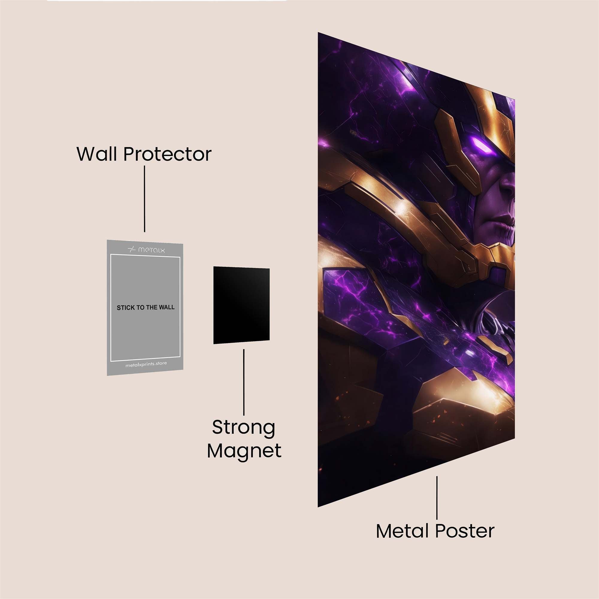 Thanos Enigmatic Safe Wall Magnetic / M