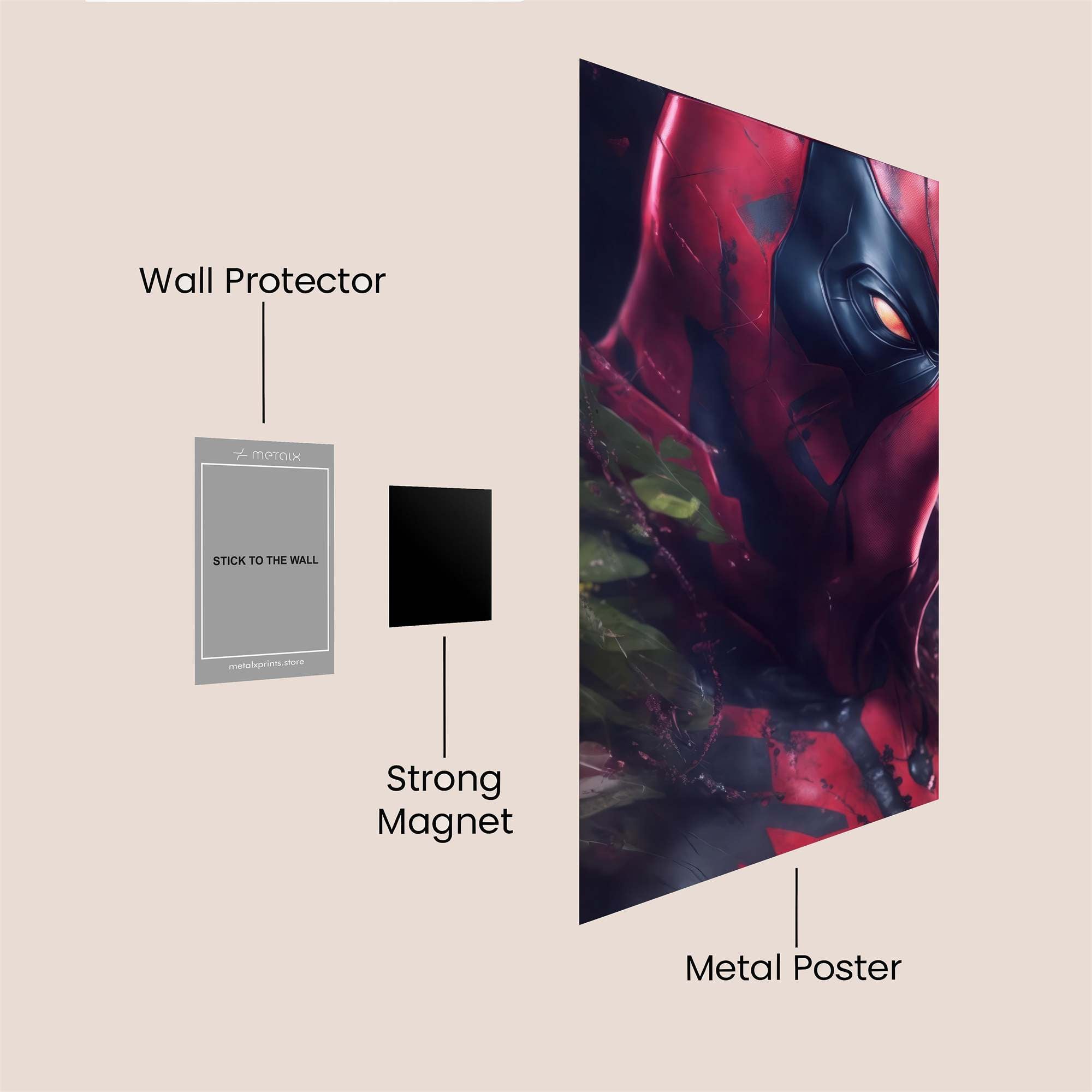 Deadpool Sinister Safe Wall Magnetic / M