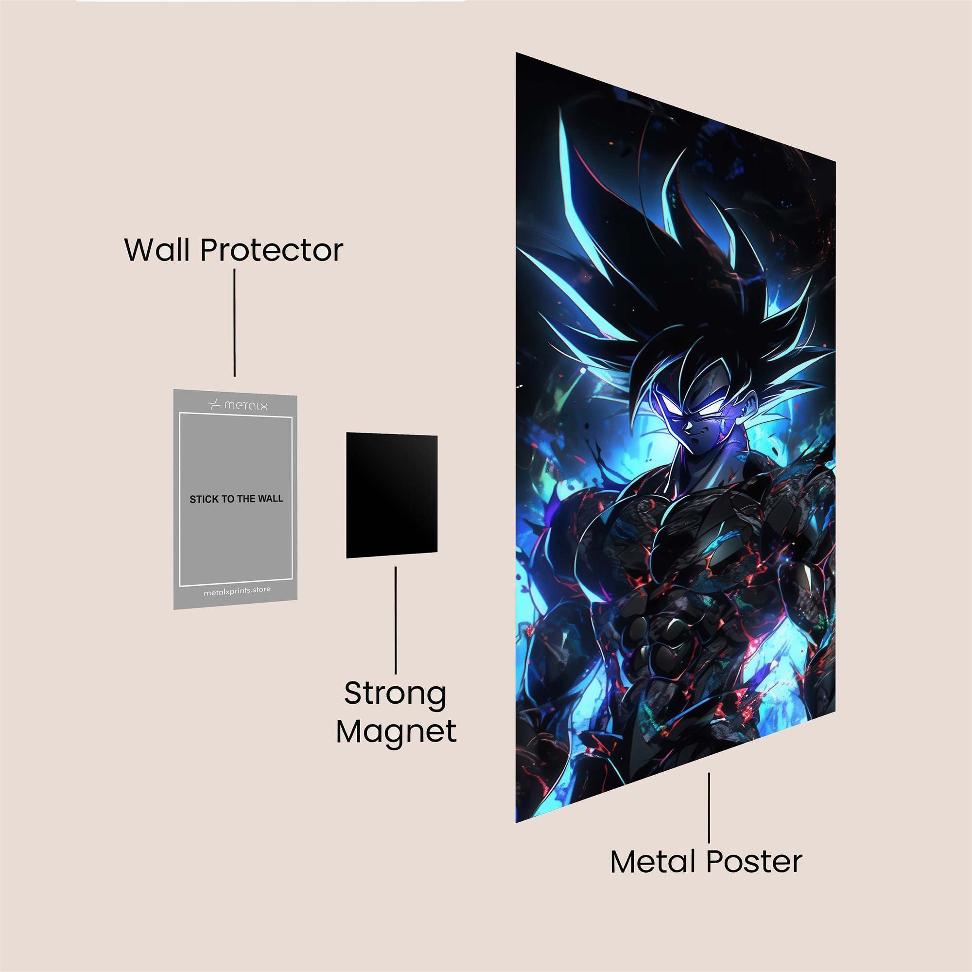 Goku Eclipse Safe Wall Magnetic / M