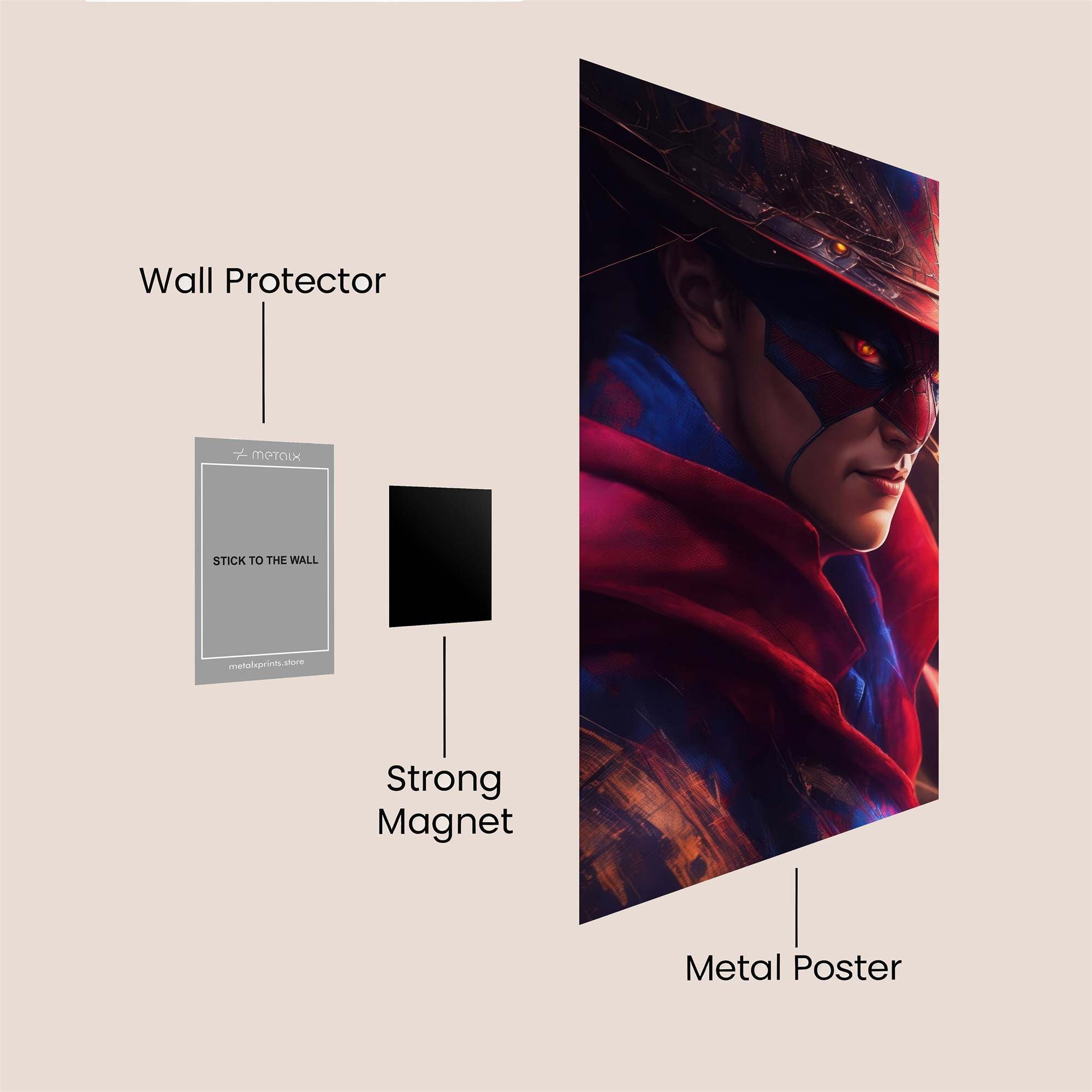 Daredevil Defiant Safe Wall Magnetic / M