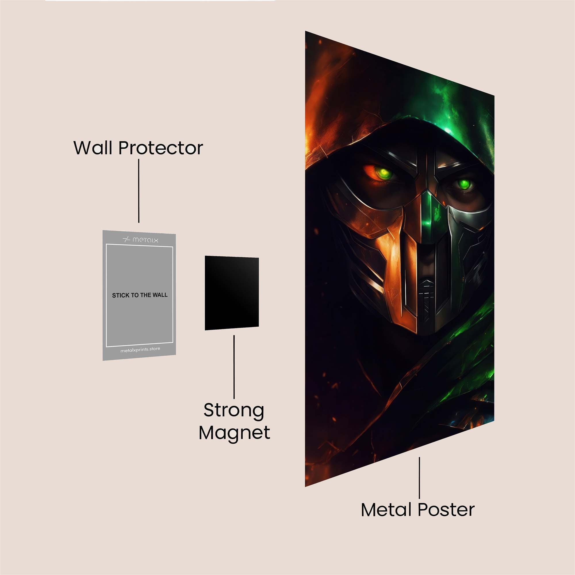 Scorpion Blaze Safe Wall Magnetic / M