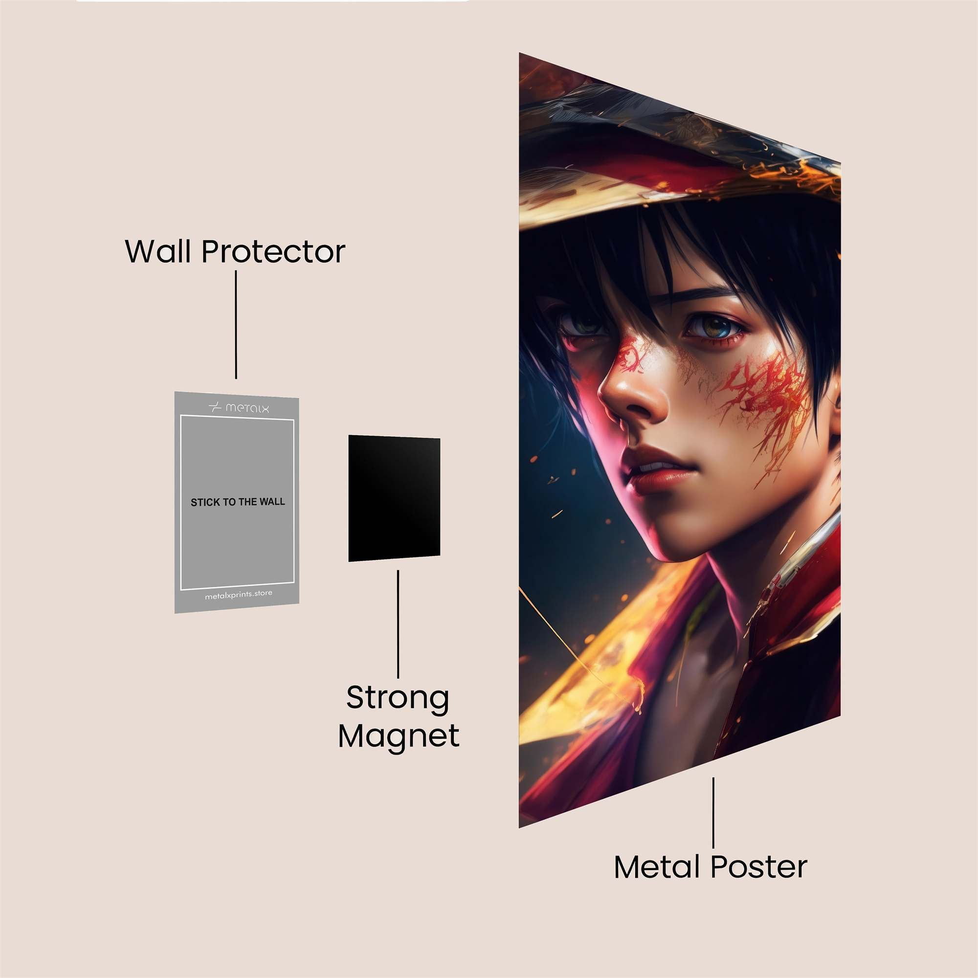 Sabo Fierce Safe Wall Magnetic / M