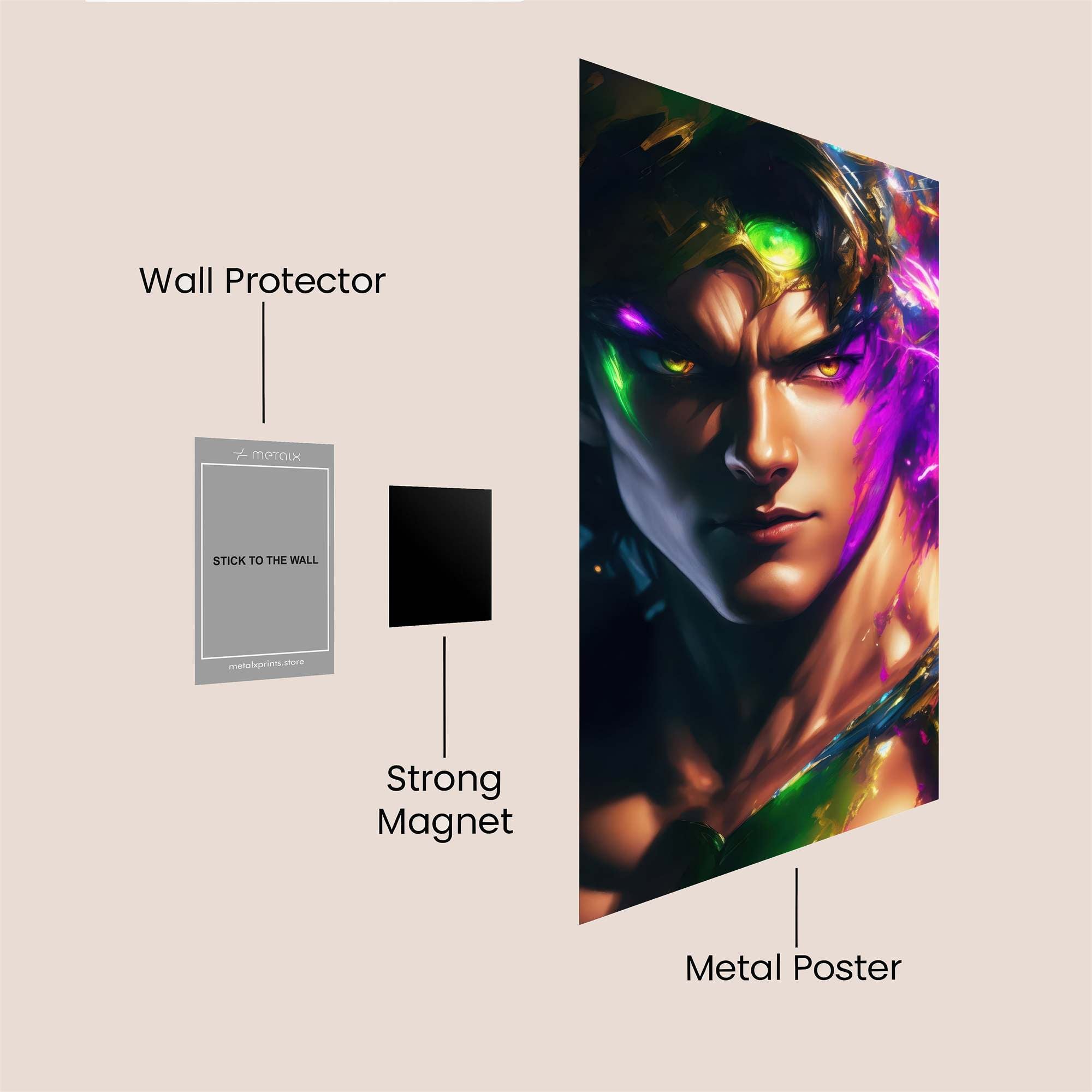 Broly Radiant Safe Wall Magnetic / M